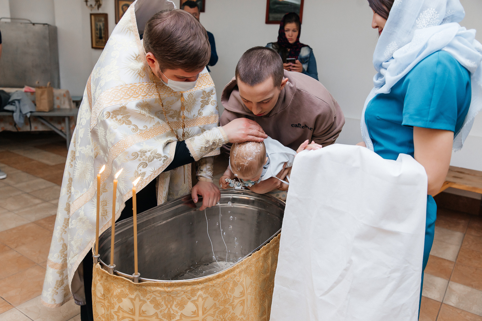 Таинство крещения Максима (21 мая 2022). Свадебный и семейный фотограф Крамар Наталья