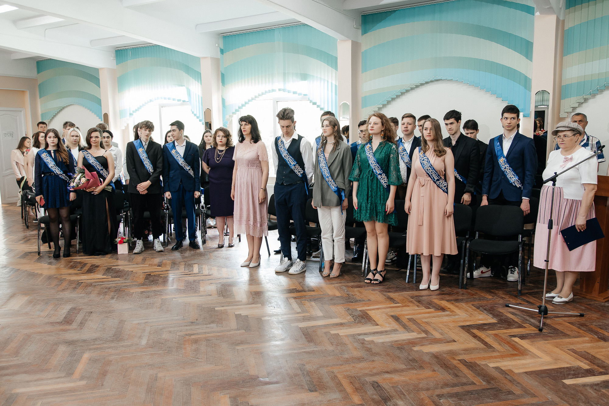 101 лицей — Вручение аттестатов (23 июня 2022). Свадебный и семейный фотограф Крамар Наталья