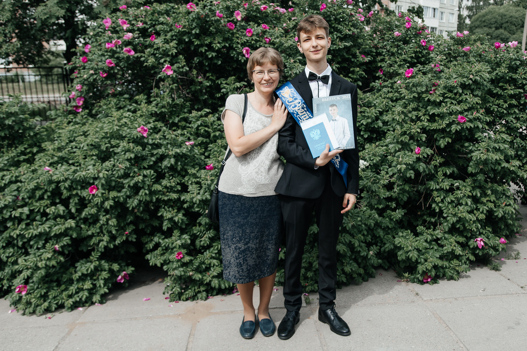 101 лицей — Вручение аттестатов (23 июня 2022). Свадебный и семейный фотограф Крамар Наталья