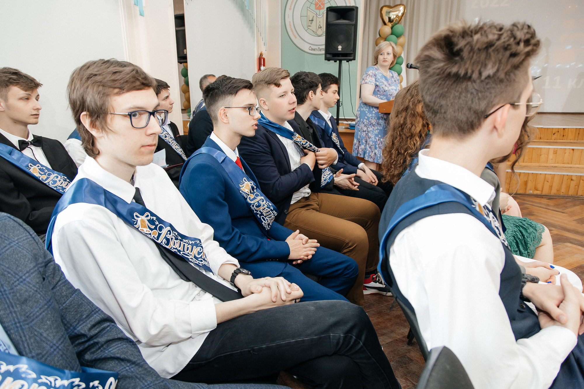 101 лицей — Вручение аттестатов (23 июня 2022). Свадебный и семейный фотограф Крамар Наталья