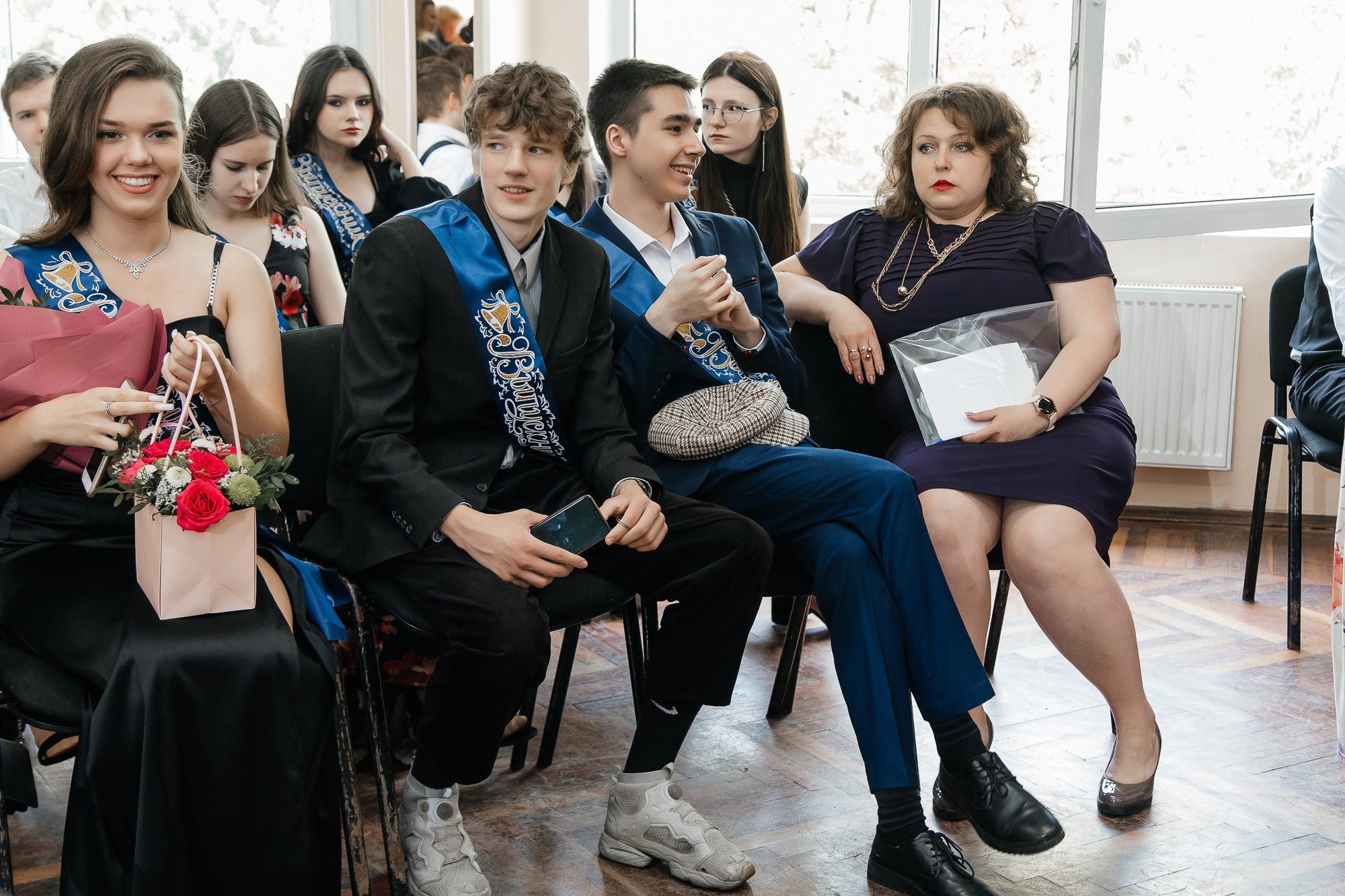 101 лицей — Вручение аттестатов (23 июня 2022). Свадебный и семейный фотограф Крамар Наталья