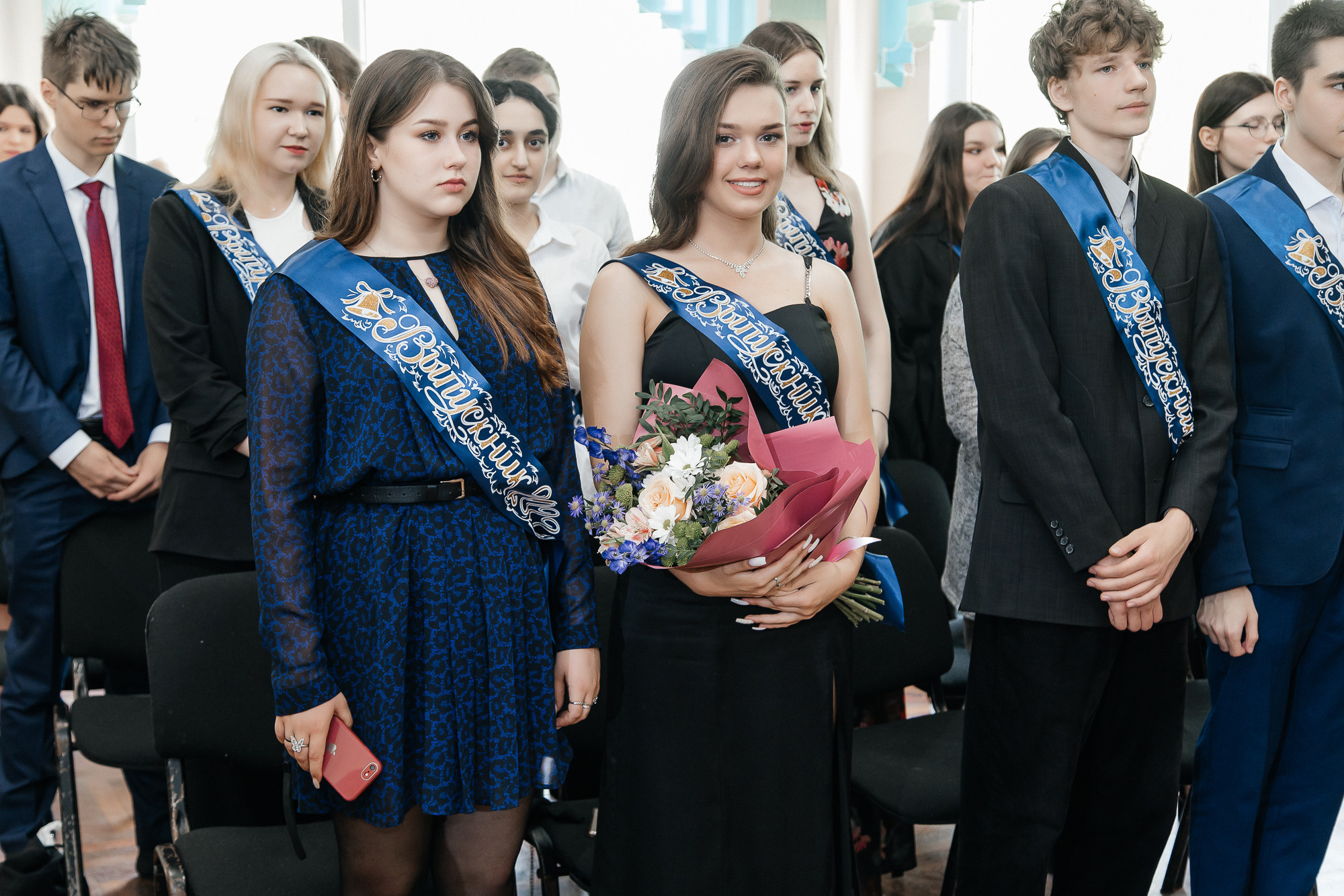 101 лицей — Вручение аттестатов (23 июня 2022). Свадебный и семейный фотограф Крамар Наталья