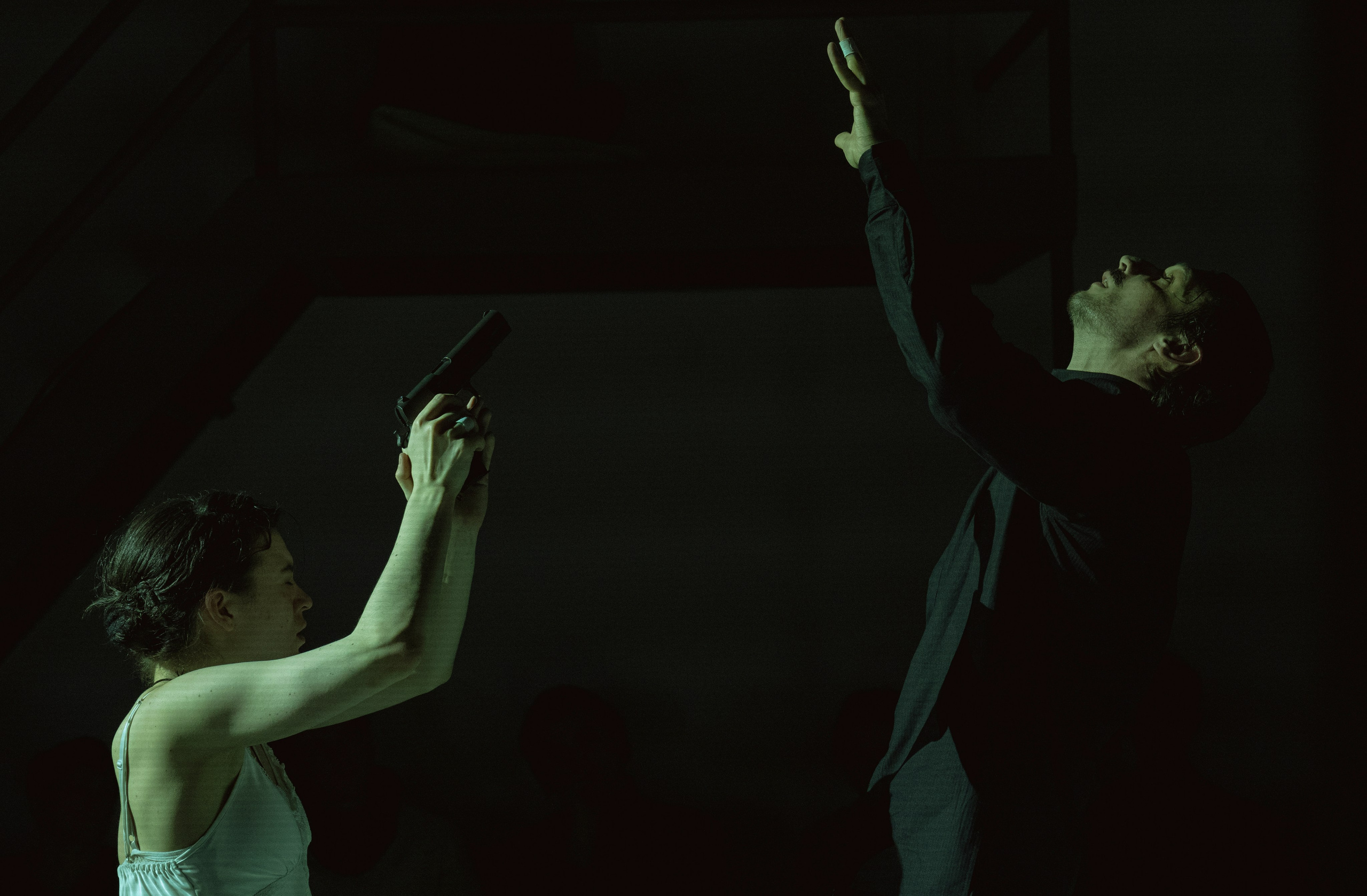 Кроткая. Монтаж. Реж. Артем Злобин. A Gentle Creature, dir. Artem Zlobin. Фотограф Ирина Соколенко Санкт-Петербург