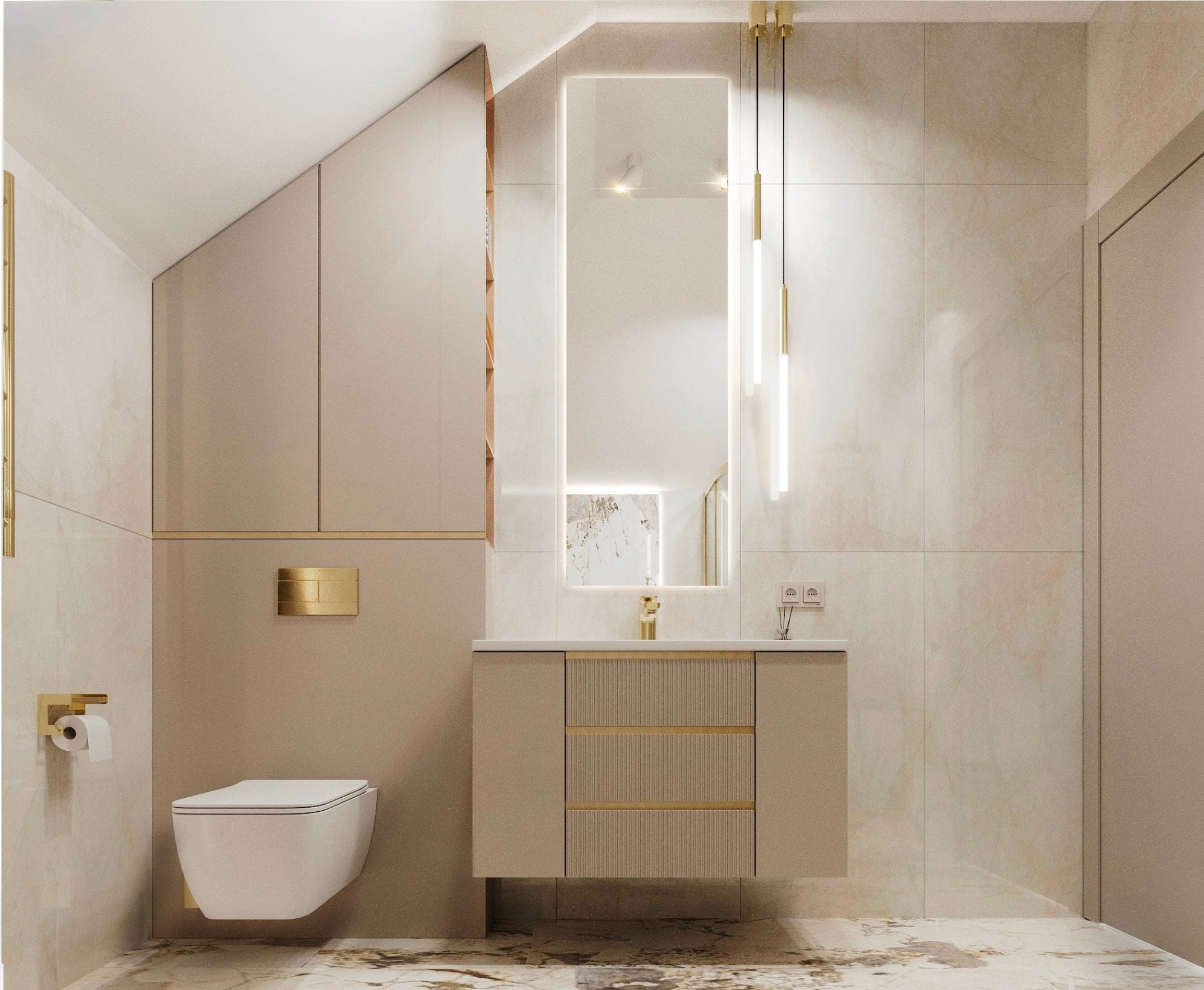 Дом 2 этажа. Студия Дизайна интерьера Tsvetdesign. Дизайнер в Санкт-Петербурге