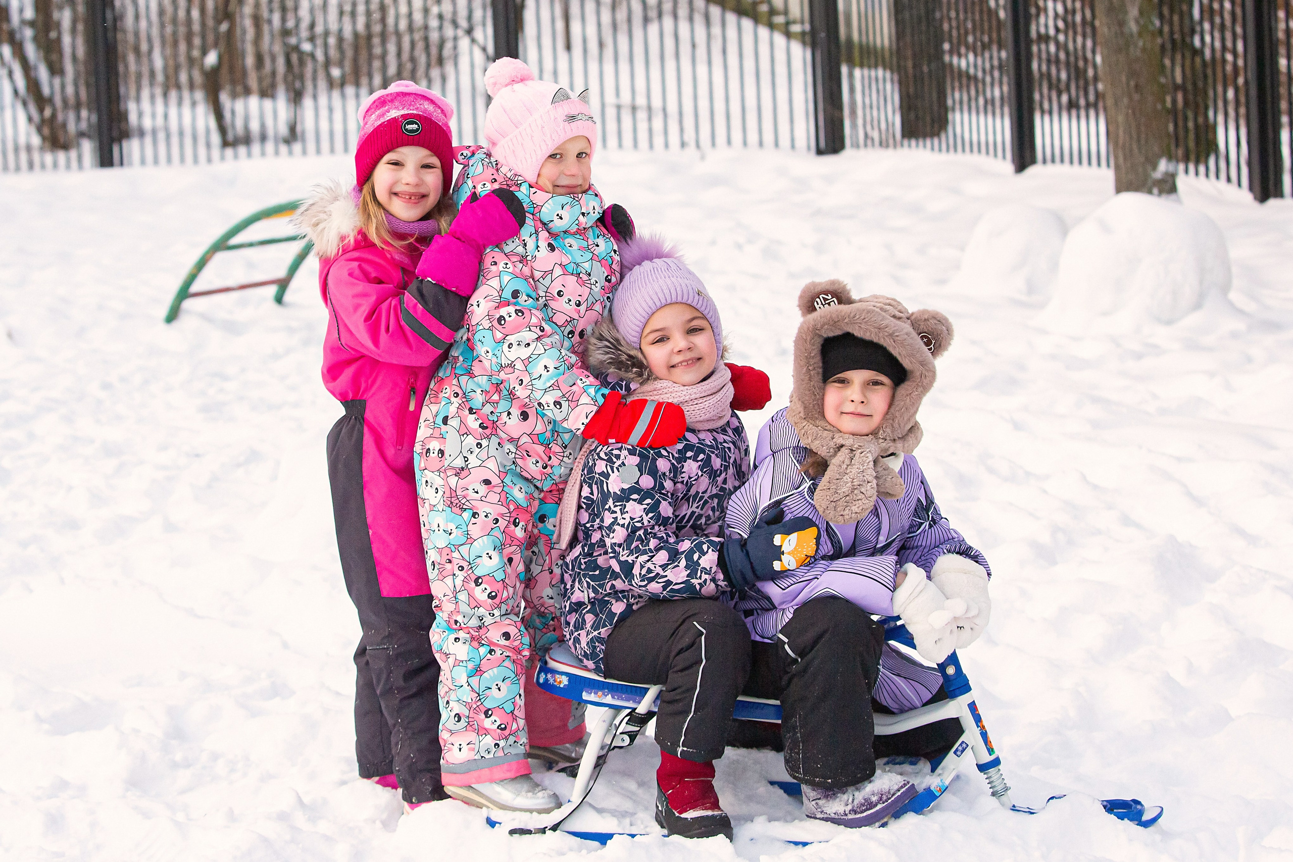 Зима в детском саду. Свадебный, семейный, детский фотограф в Санкт-Петербурге