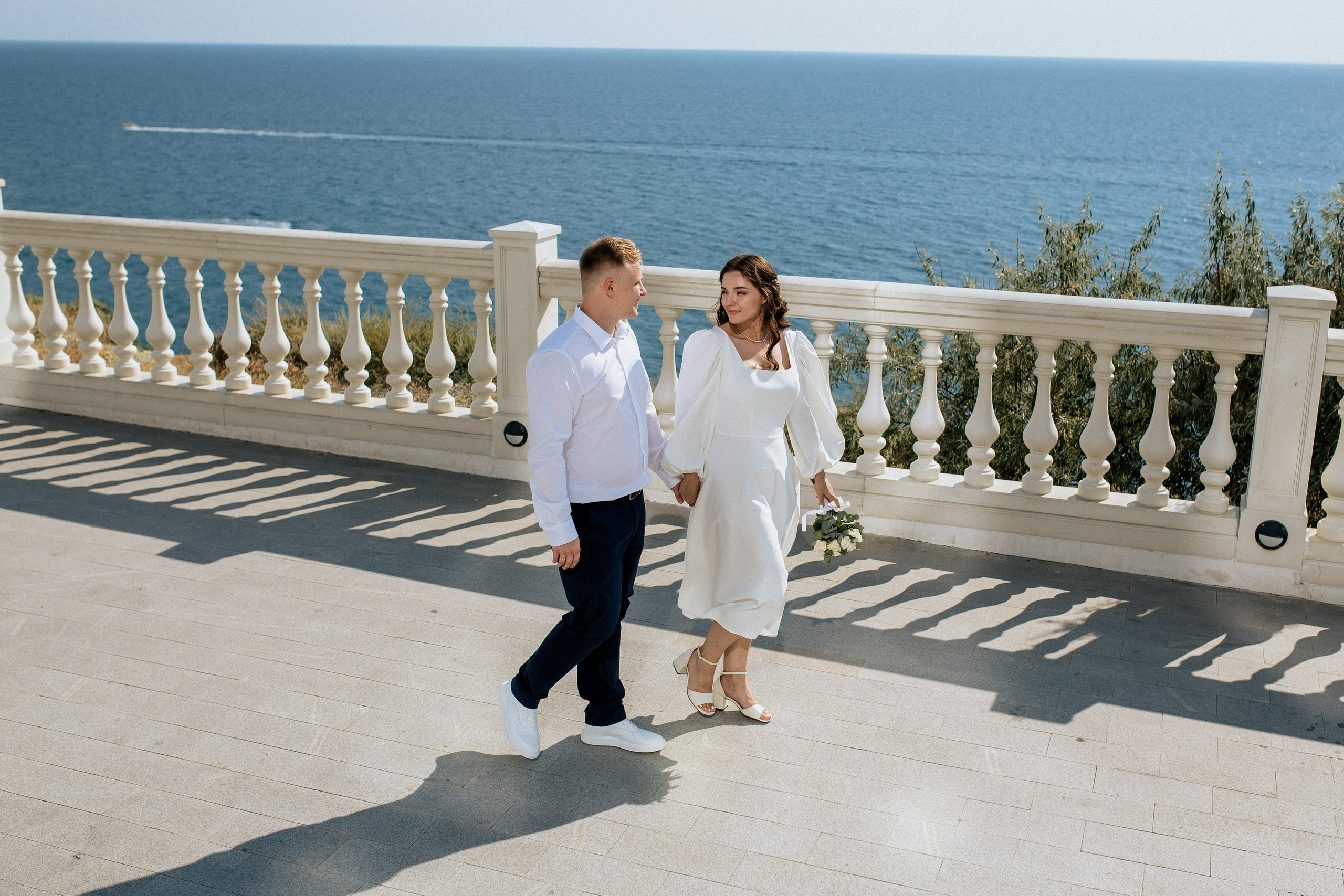 Свадебная прогулка по Верхней Набережной Анапы.