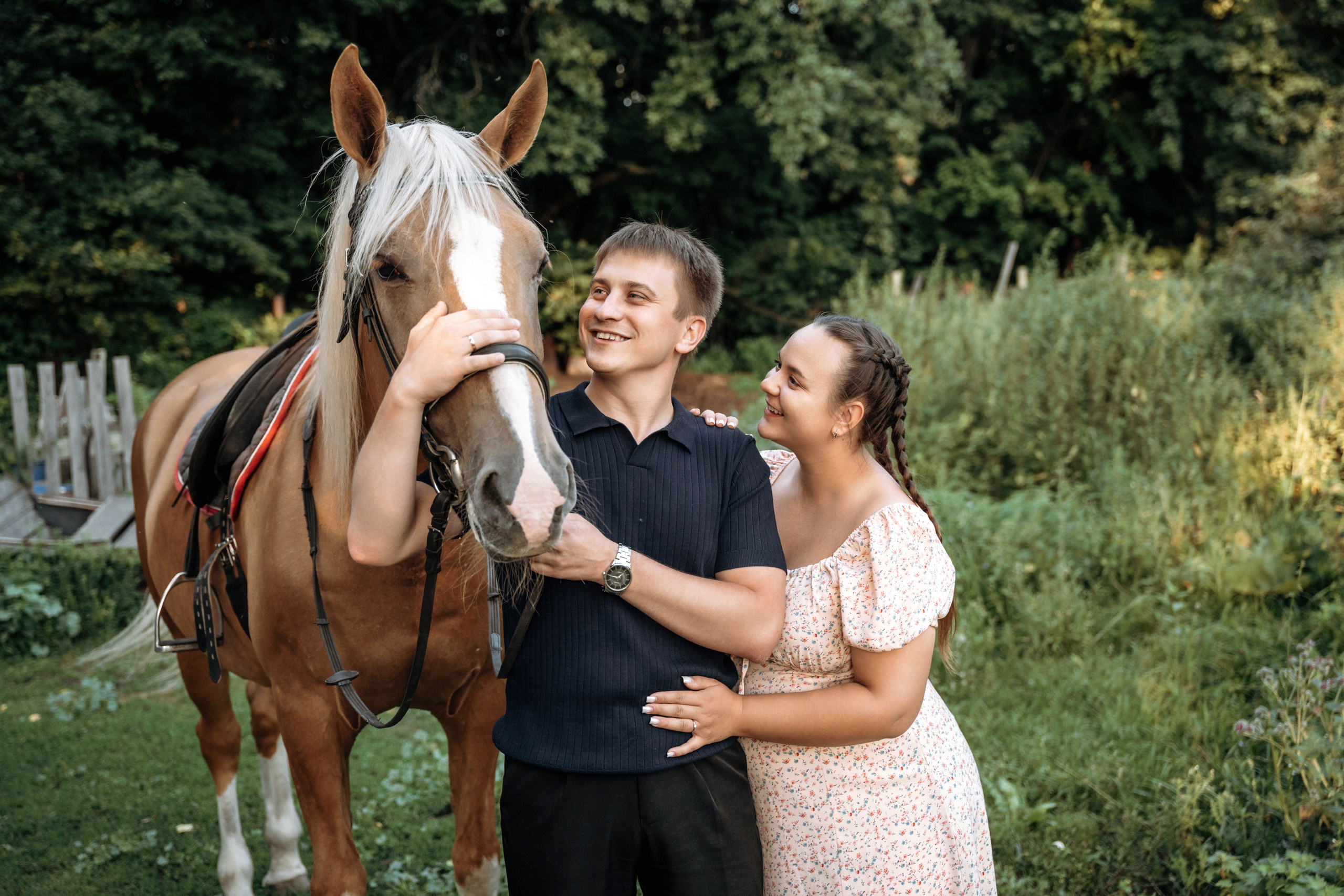 Фотосесиия с лошадью. Семейный и свадебный фотограф в Ульяновске Арина Авдеева