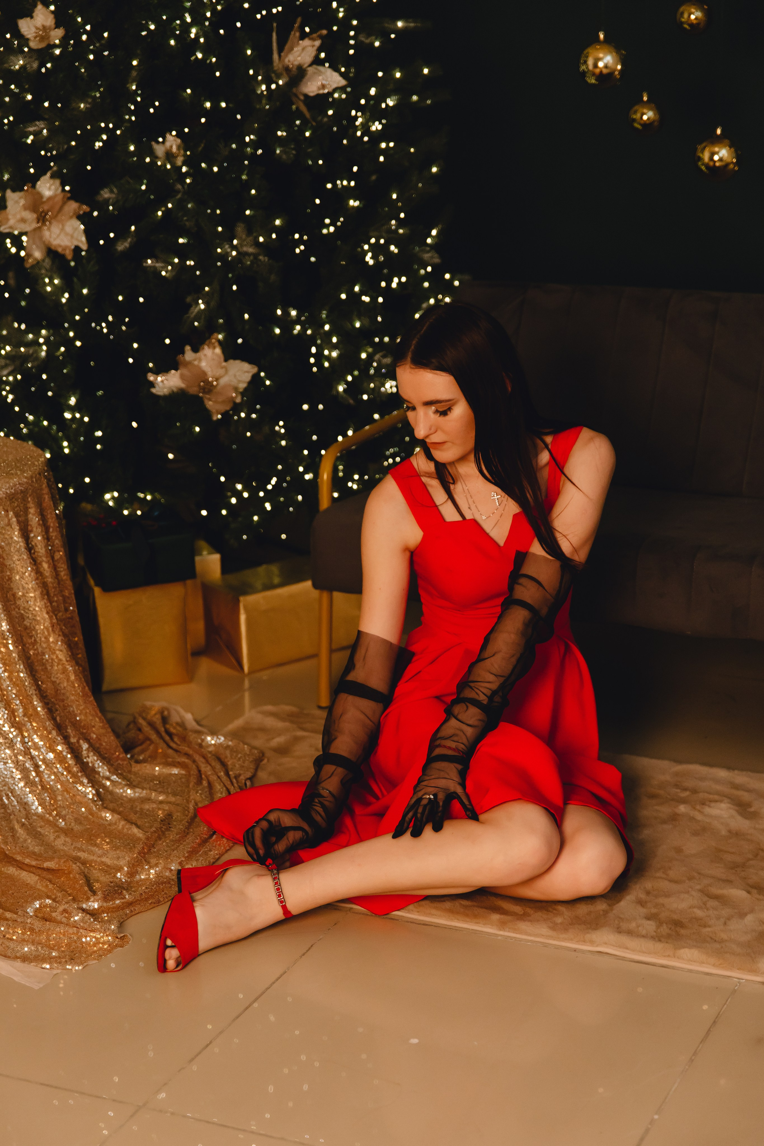 Лера. Индивидуальная новогодняя фотосессия. Фотограф во Владивостоке. Юрганова Анна