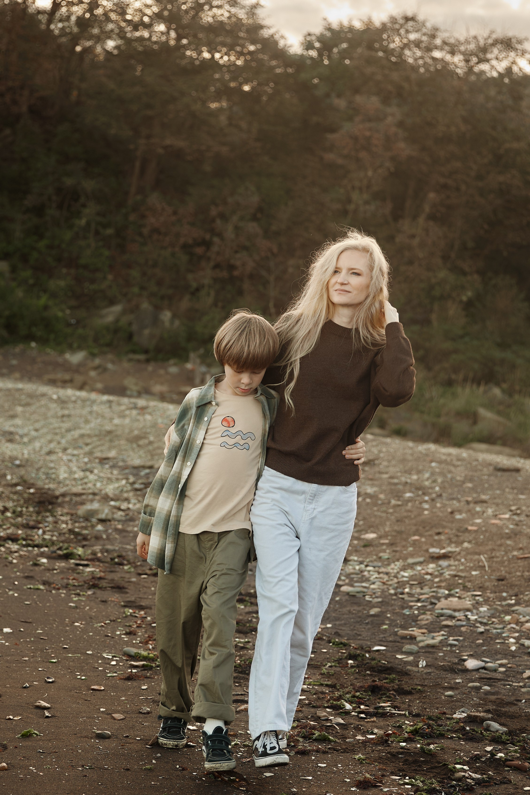 Люба с семьей. Фотограф женского портрета, беременности и материнства Харькова Елена