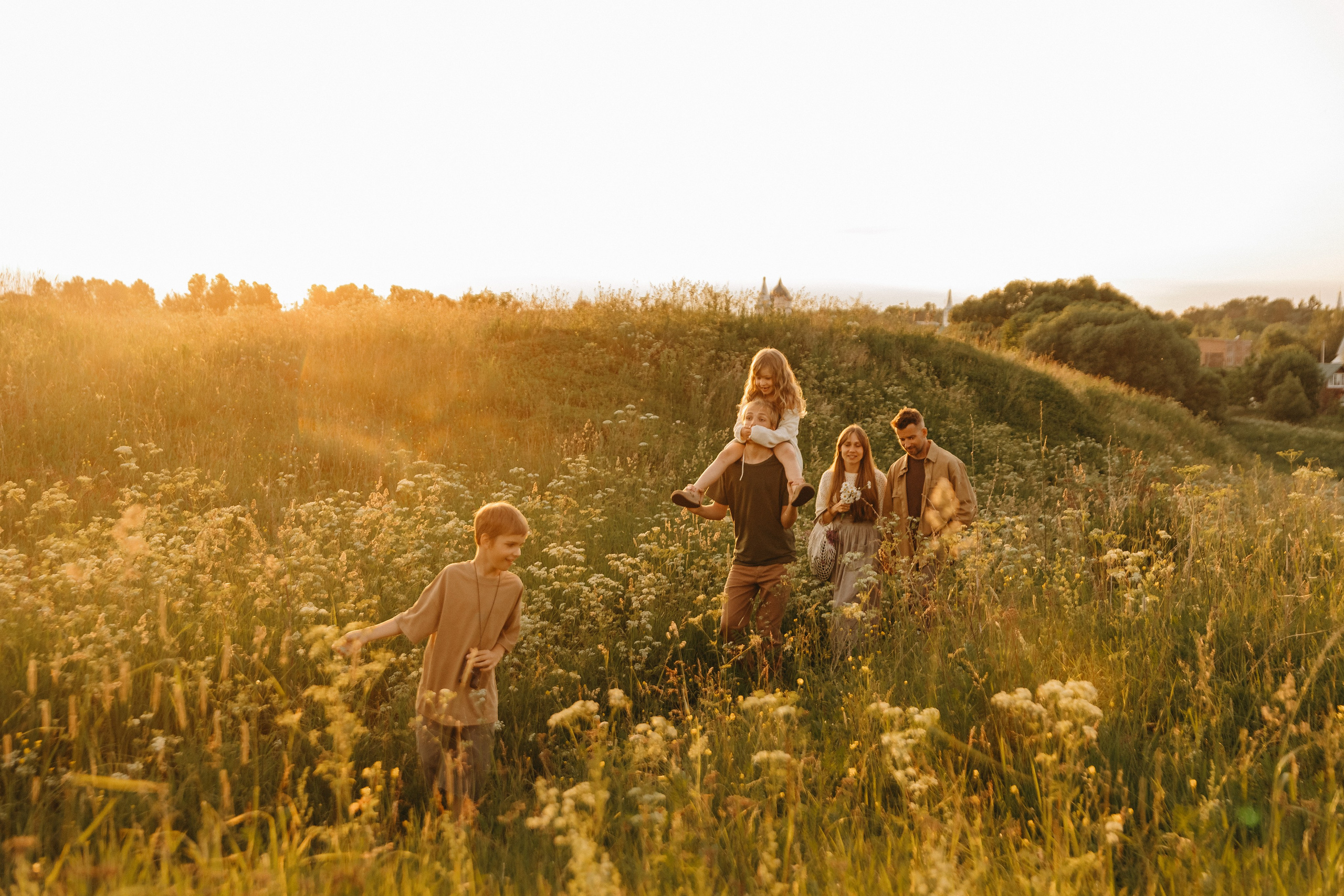 Наталья, Дмитрий, Артем, Леша и Аглая. Семейный фотограф В Москве Александра Дейкун