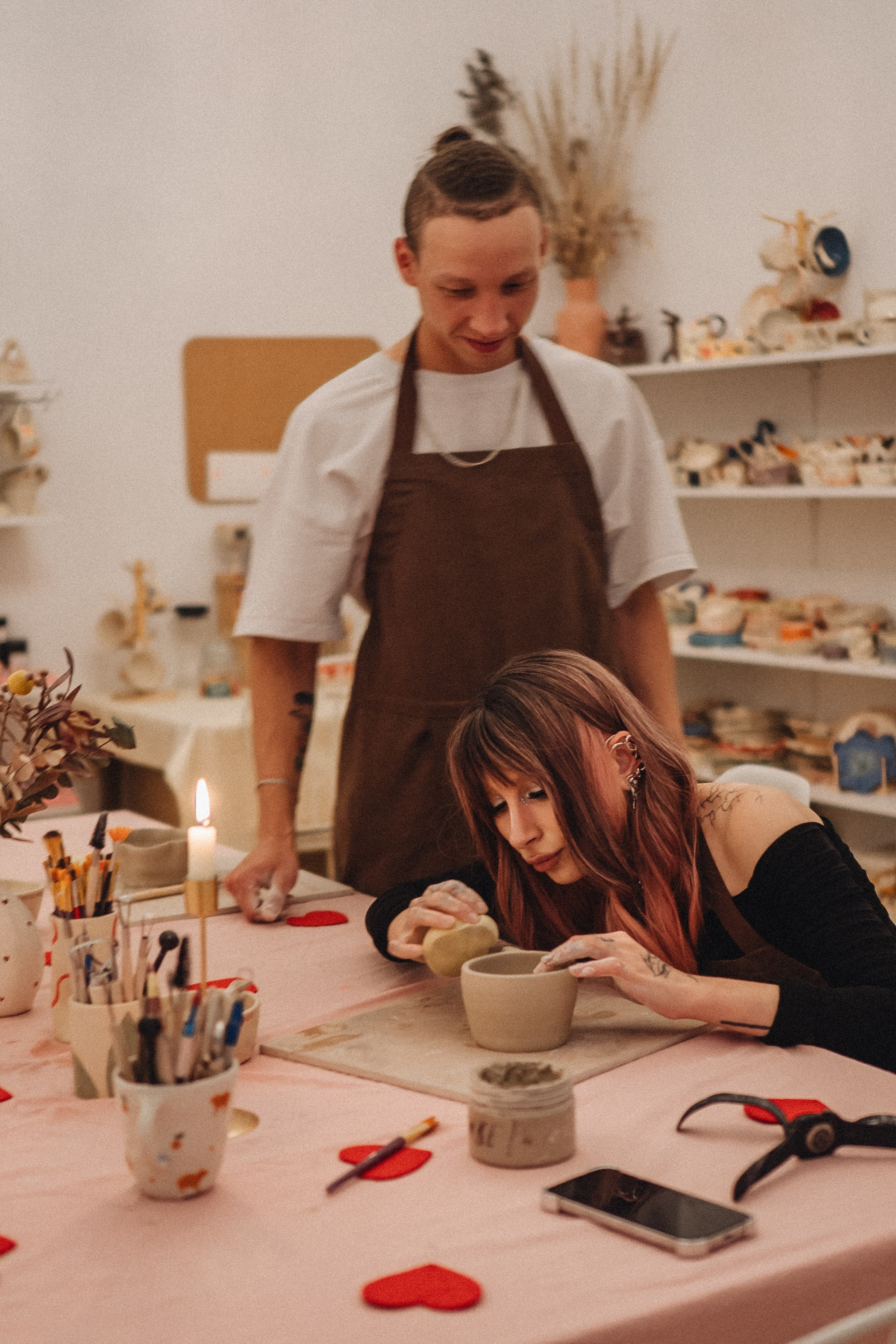 СВИДАНИЕ В ГОНЧАРНОЙ МАСТЕРСКОЙ. Профессиональный фотограф, Санкт-Петербург — Виктория Богомолова