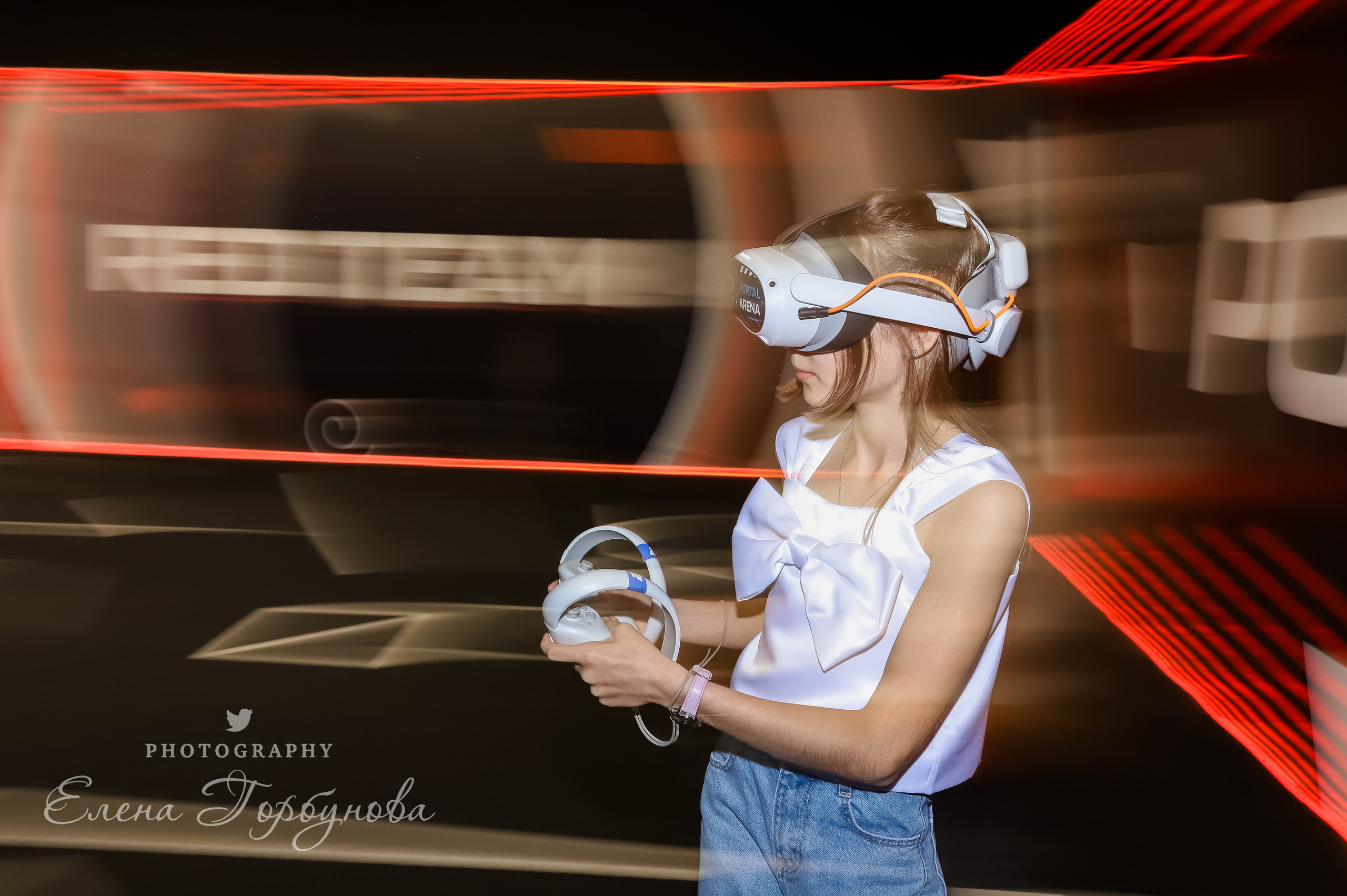 Виртуальная реальность. фотосессия дня рождения в VR PORTAL