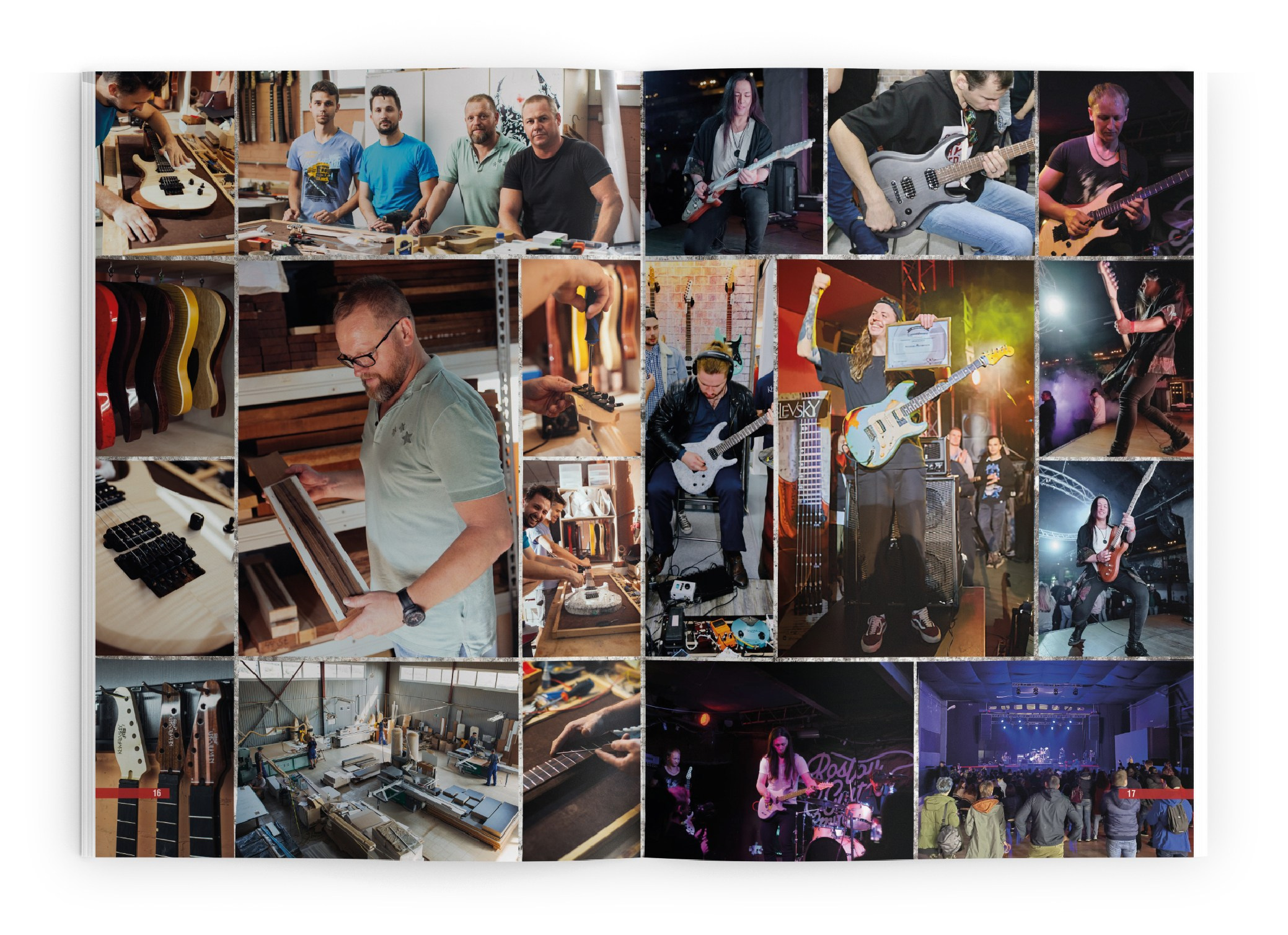 Каталог электрогитар KHMELEVSKY CUSTOM GUITARS. Александр Воронов — графический дизайнер