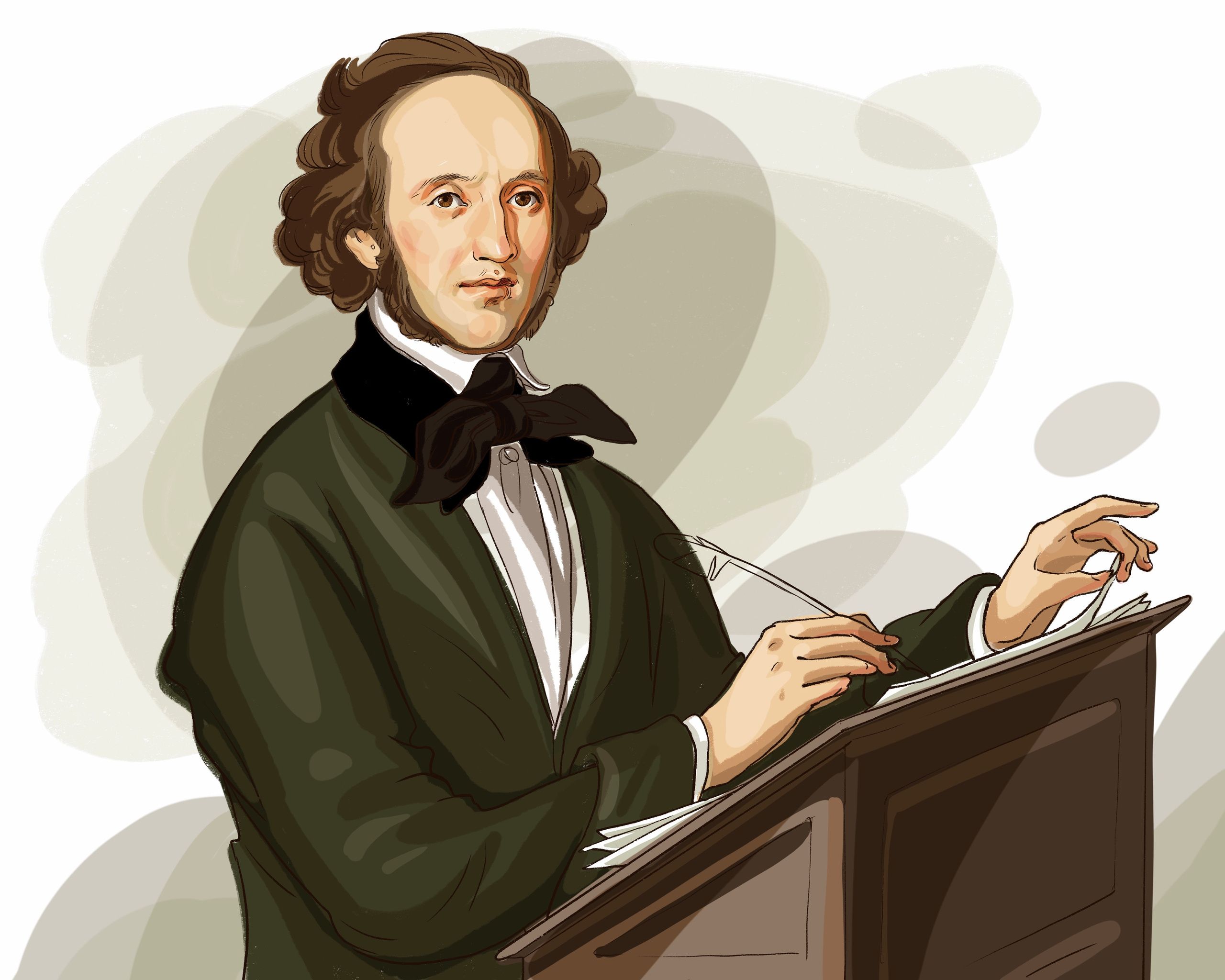 Мендельсон. Художник Анна Хопта