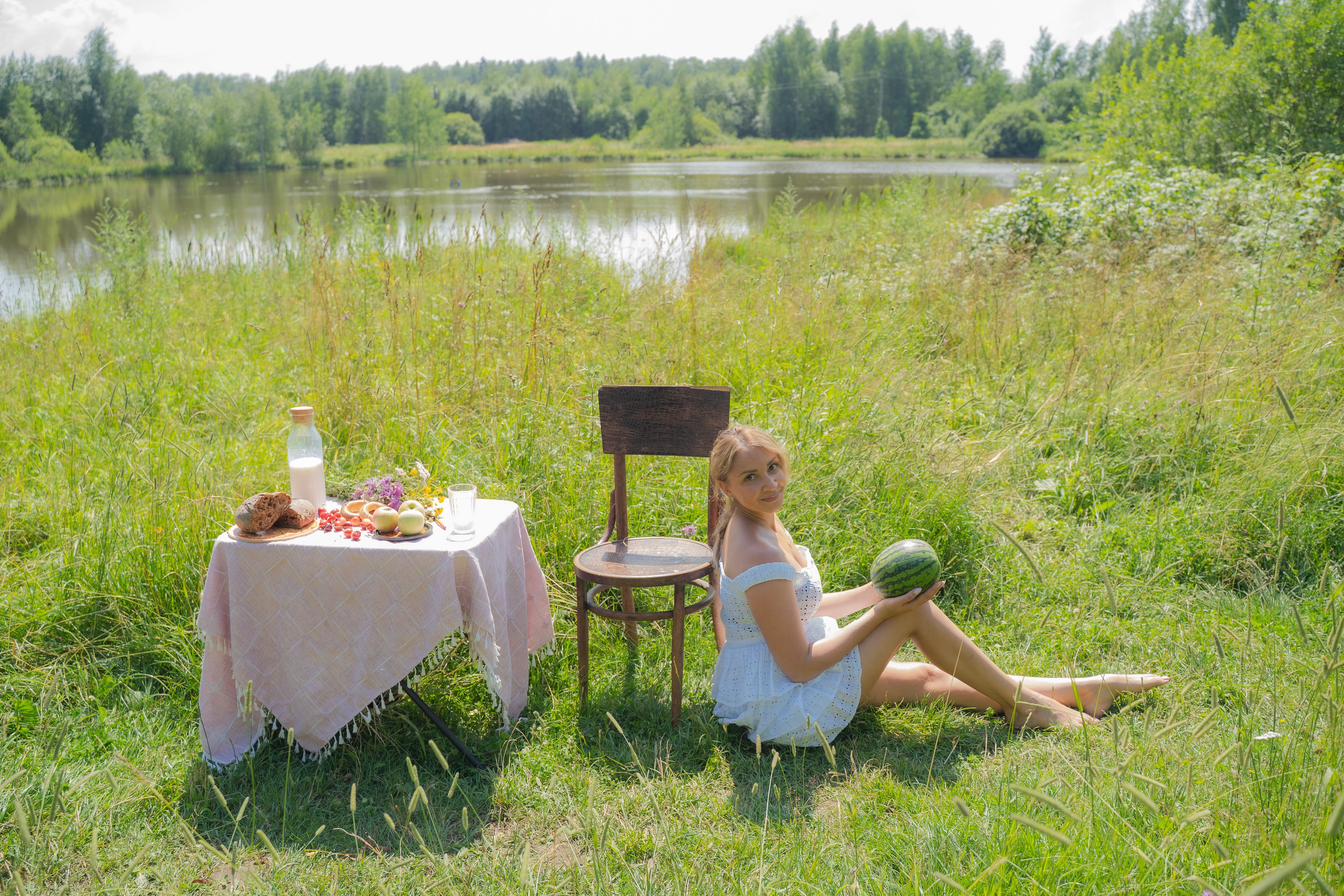 Фотосессия на природе «прачка»