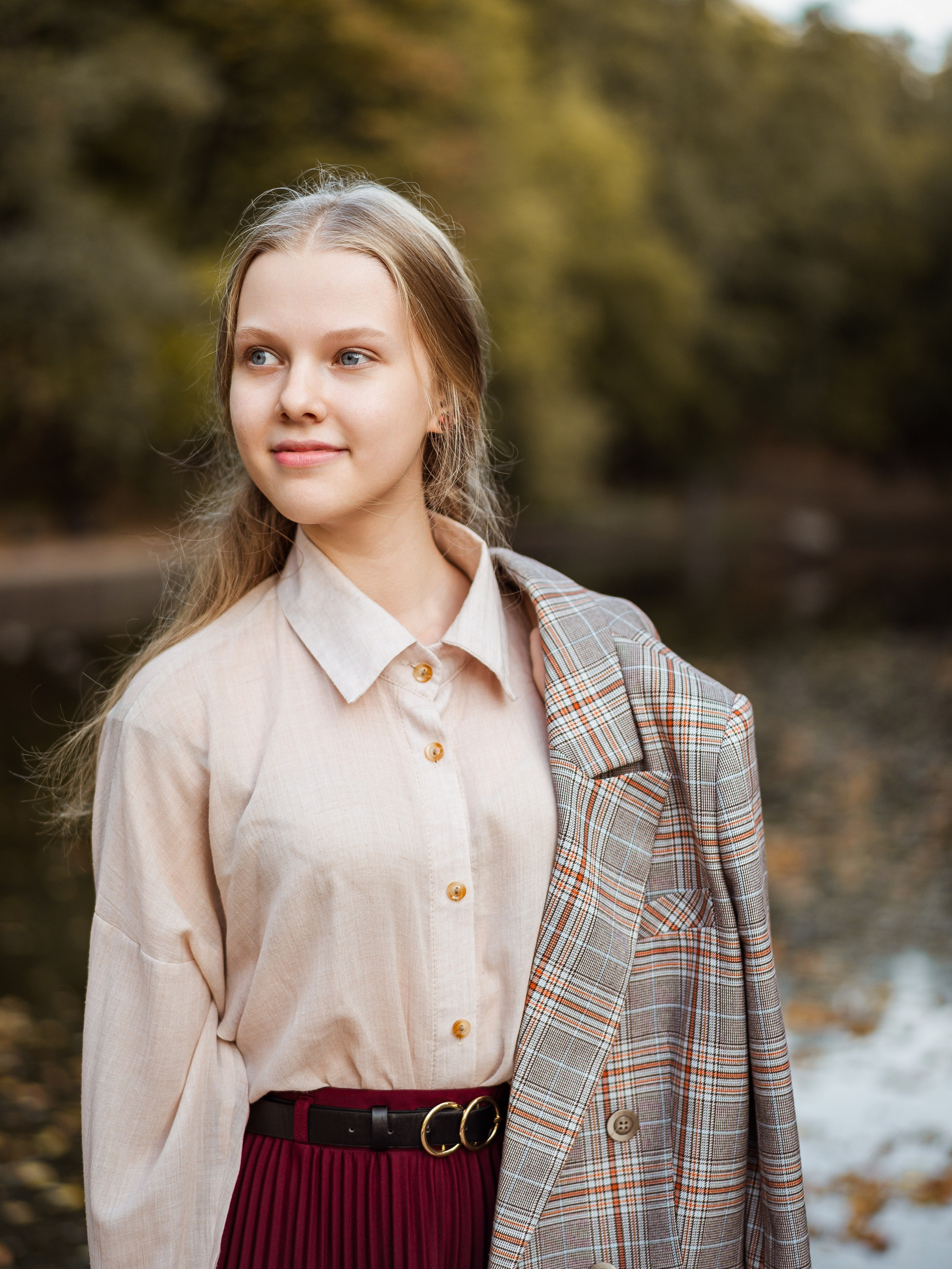 Елена — фотосессия в осеннем стиле. Фотограф Москва