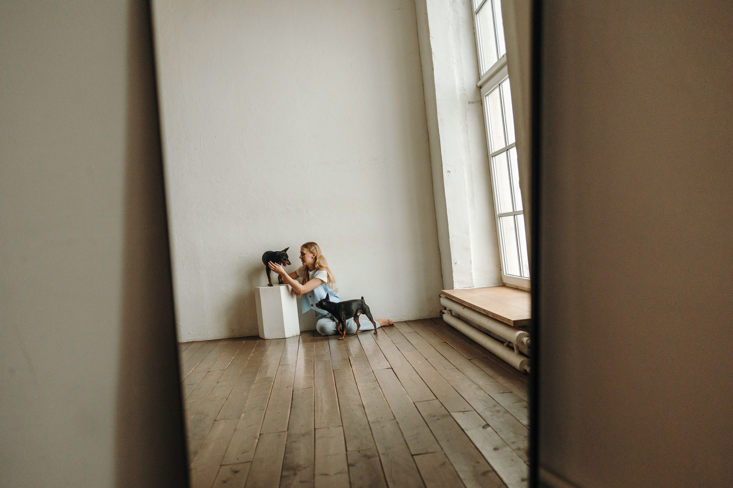 Катя и ее мальчики. Фотограф — Анималист | Санкт-Петербург