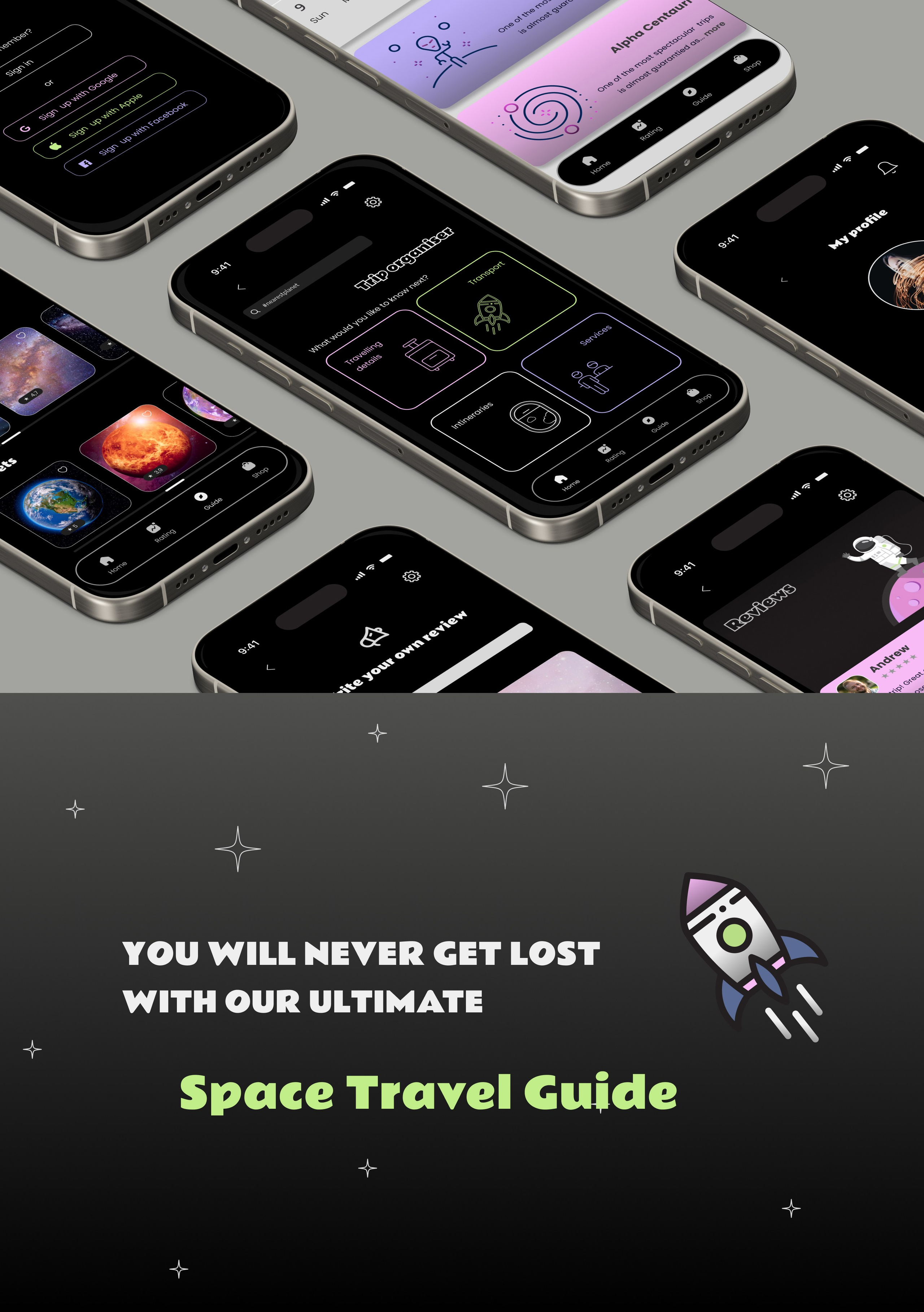 Space Travel. Sia Levine Design