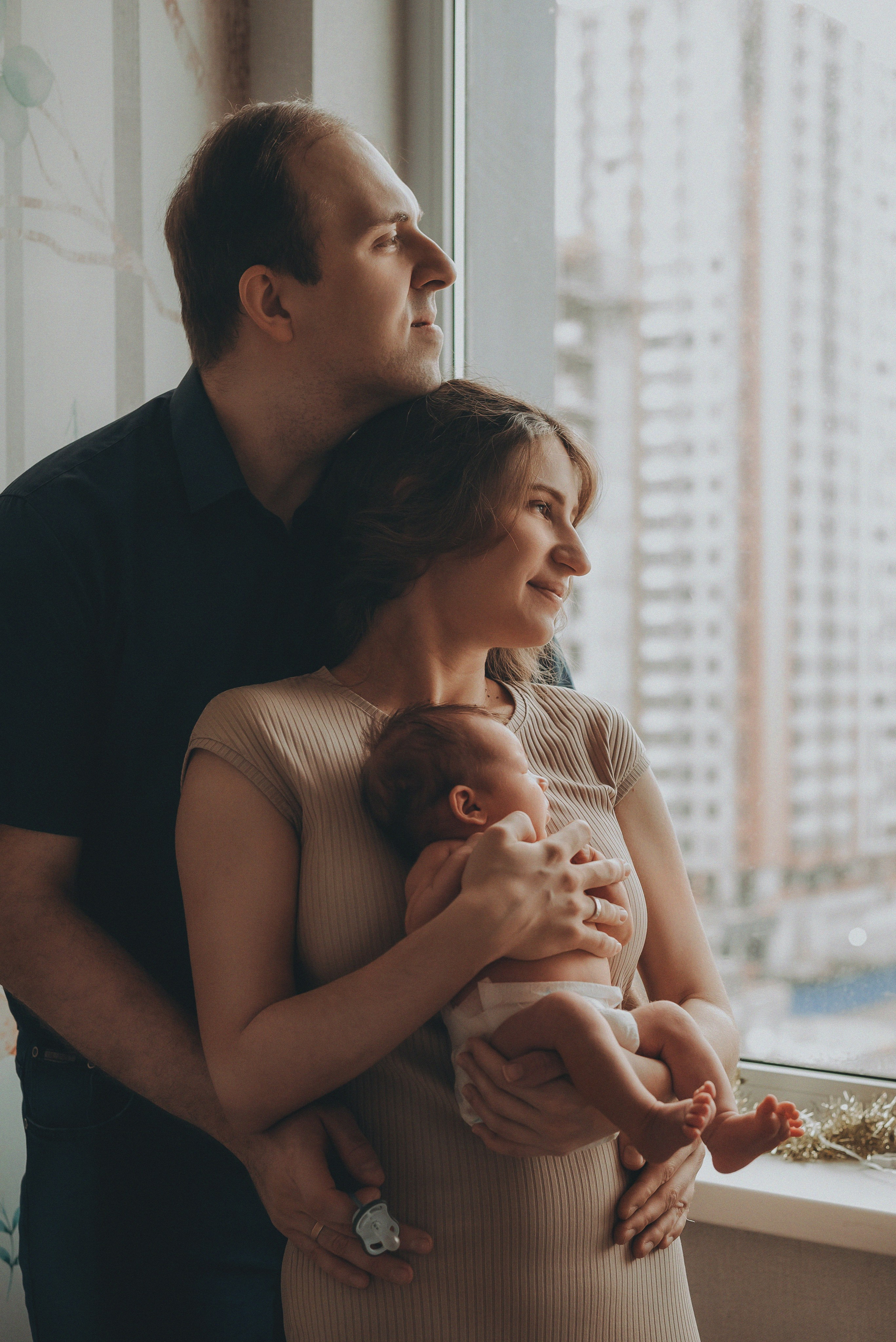 Домашняя фотосессия новорожденной Кати. Семейный и детский фотограф Кущ Наташа