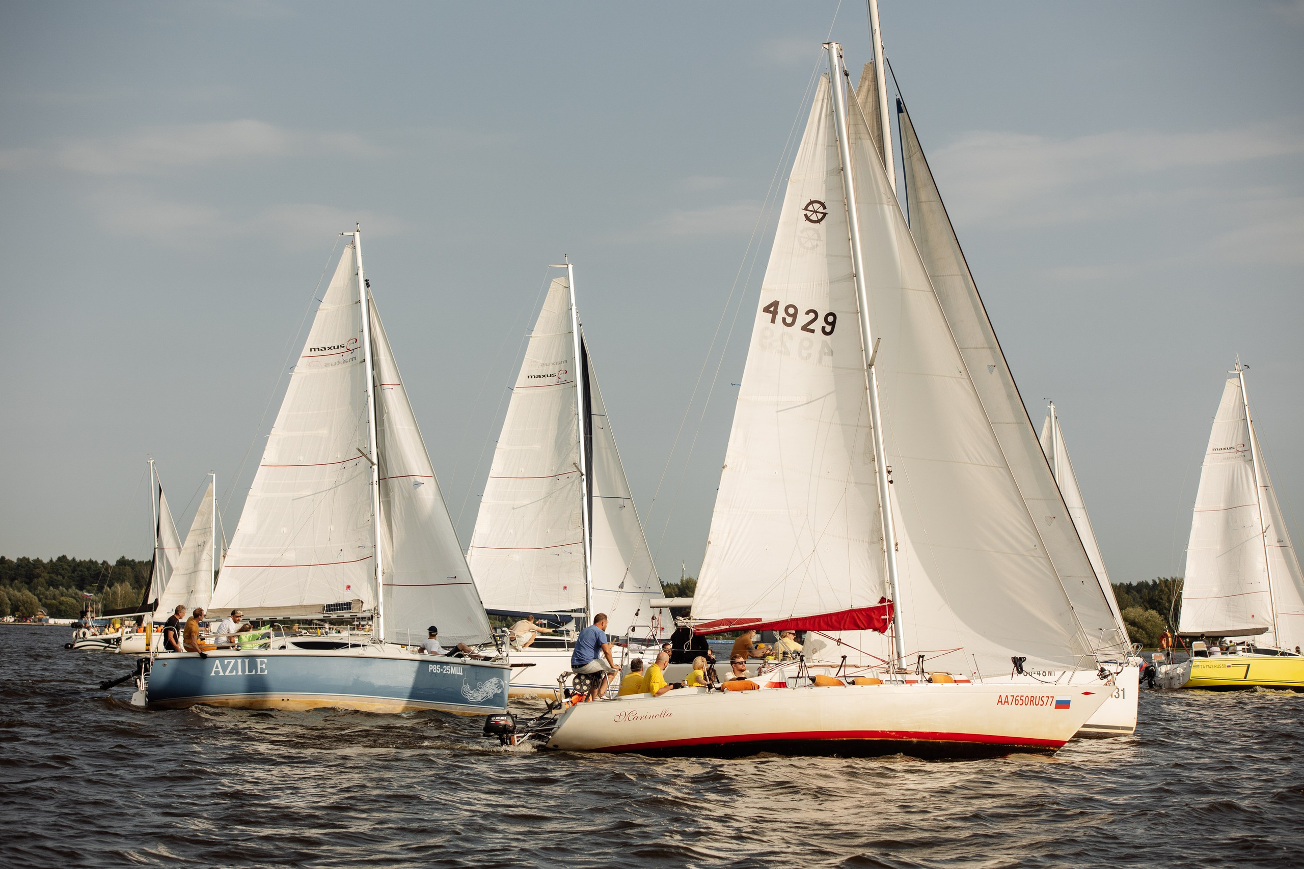Семейная гонка. Яхты. Репортажный фотограф. Москва. Алина Ланская