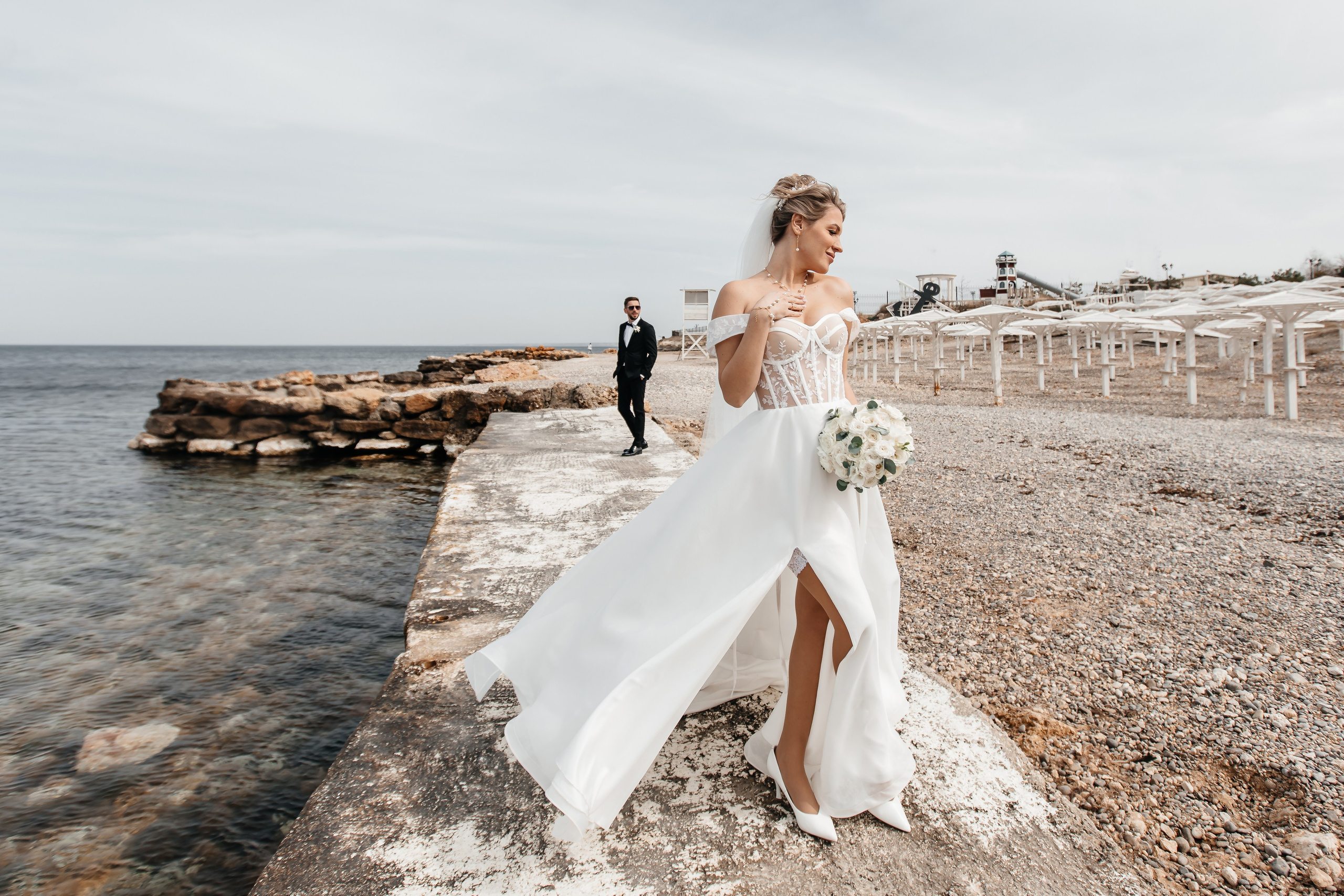 Анонс свадьбы для Ильи и Виктории. Теплый Крымский март. Свадебный фотограф в Крыму и Севастополе Ольга Баскакова