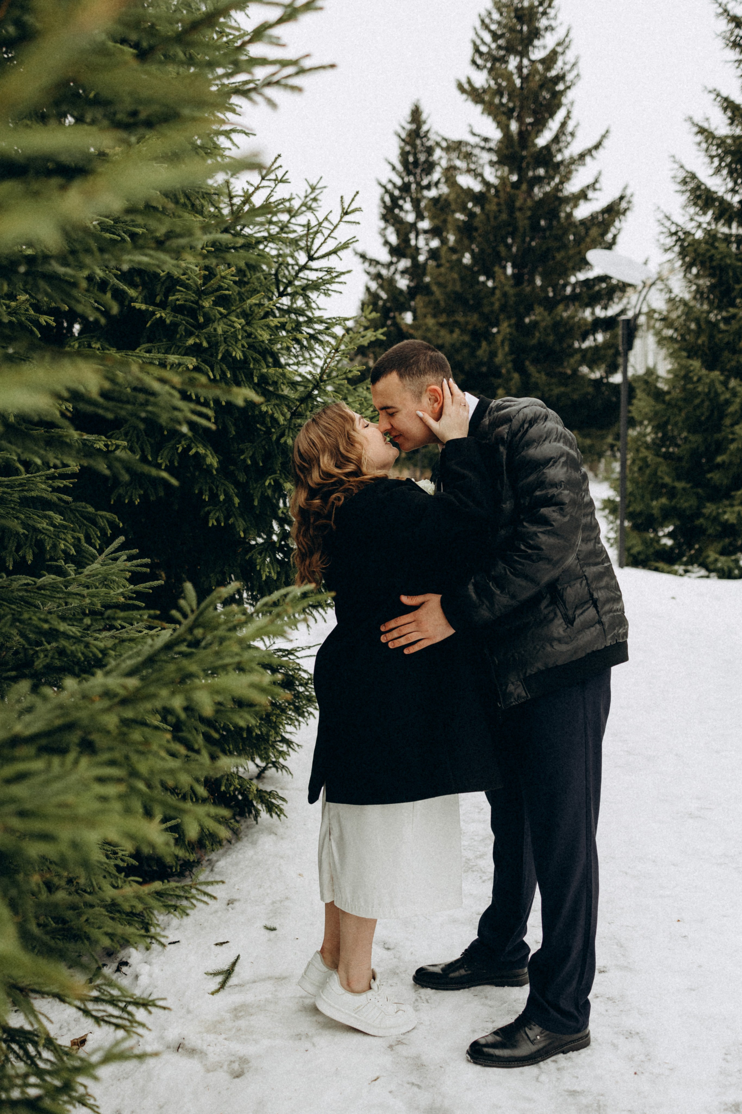 В снежный день ноября. Lifestyle семейный и детский фотограф в Омске Иванова Екатерина