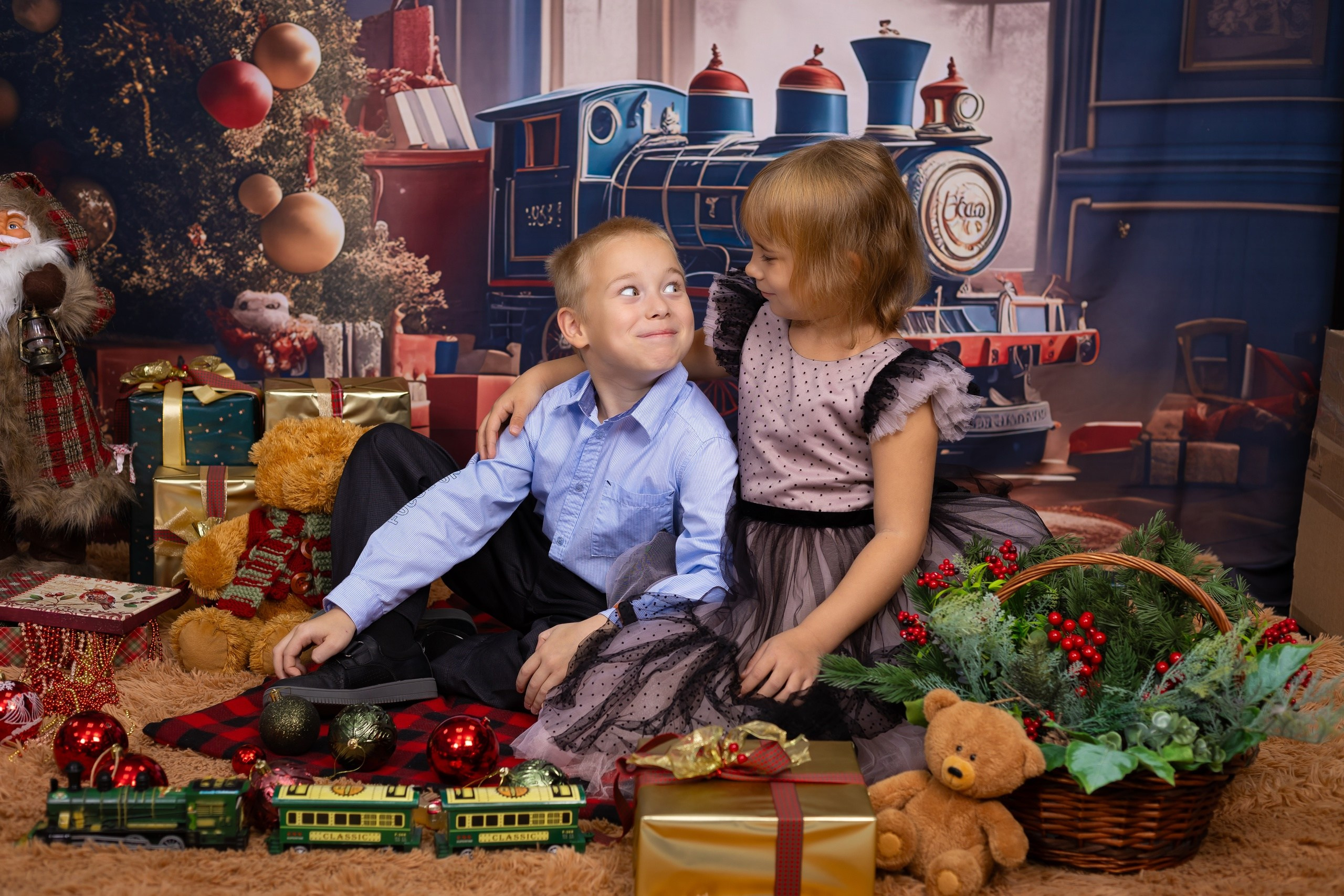 Новогодняя фотосессия 2025 г. Фотостудия «Олеся». Фотостудия в г. Верхняя Пышма