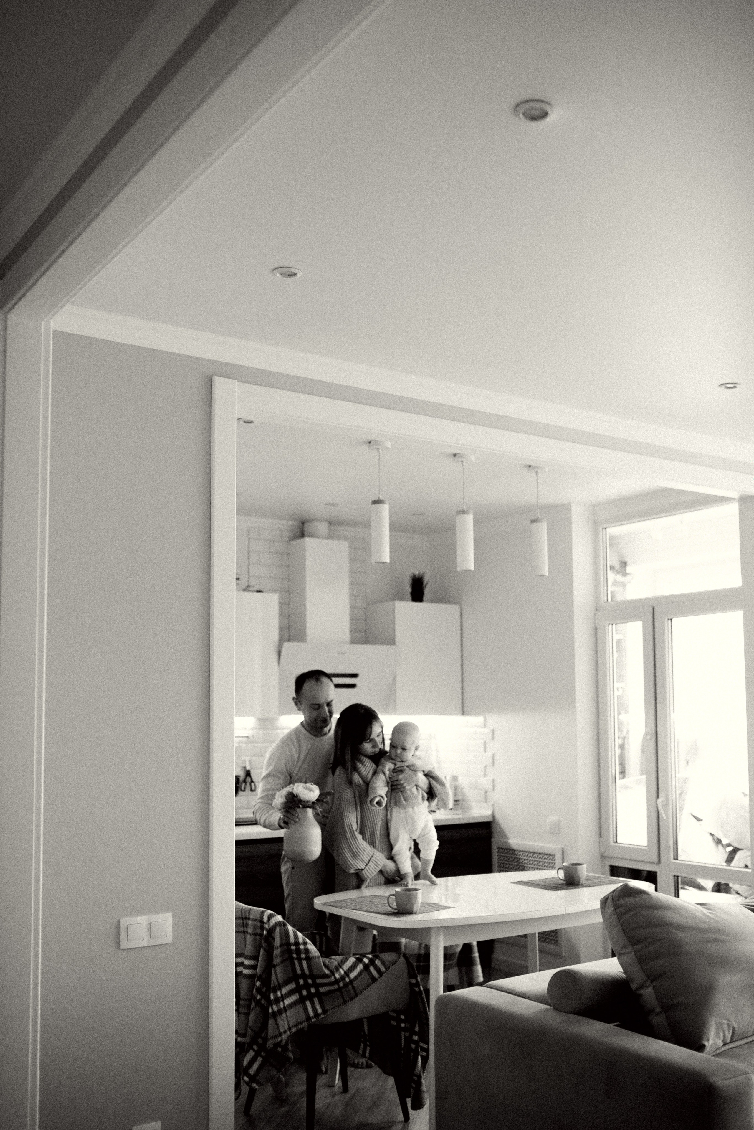 Домашняя семейная история: Василисе 10 месяцев. Семейная фотосессия Бутово Москва фотограф Алина Морщагина