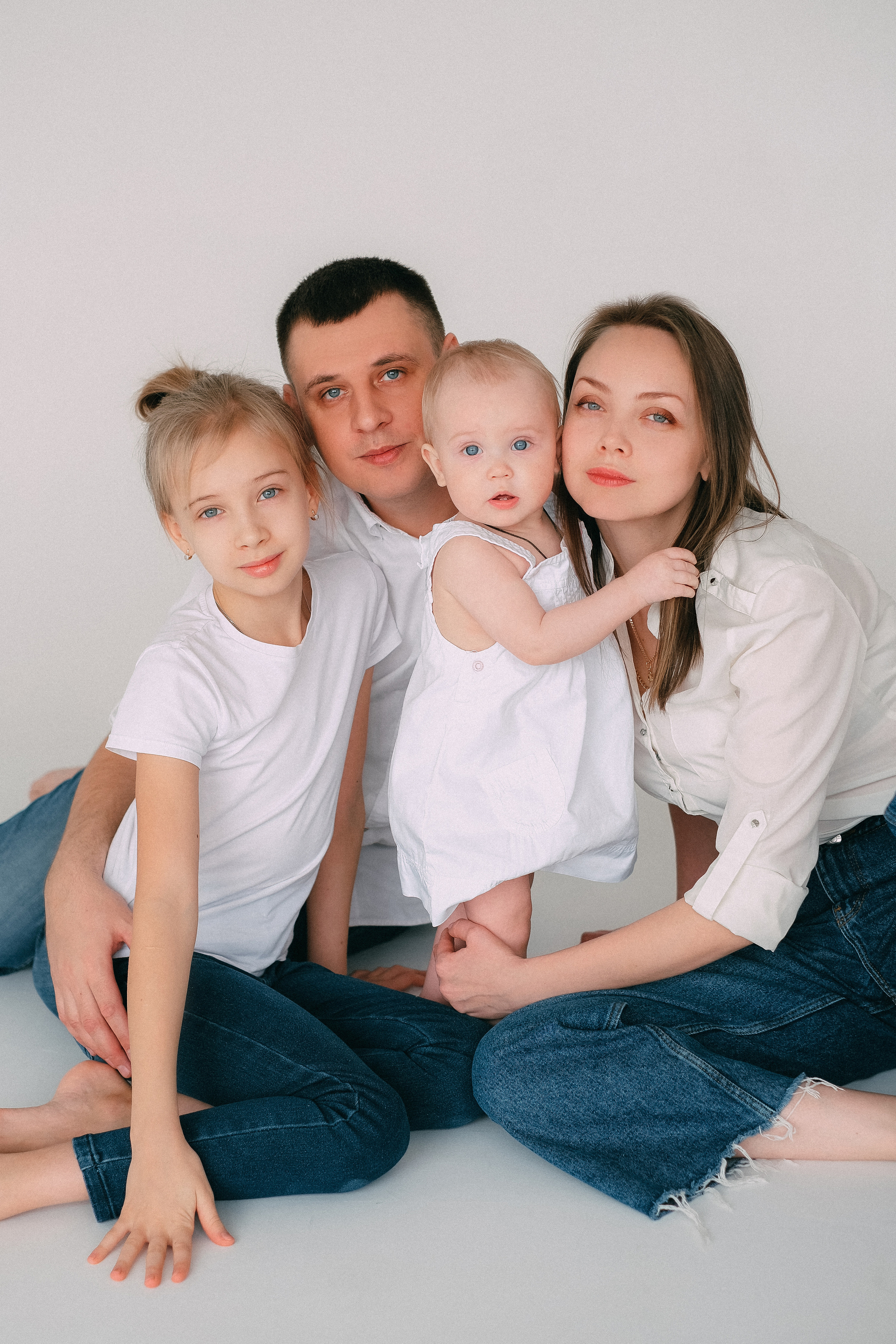 Сергей + Валентина + Валерия + София. Андрющенко Мария фотограф Волгоград