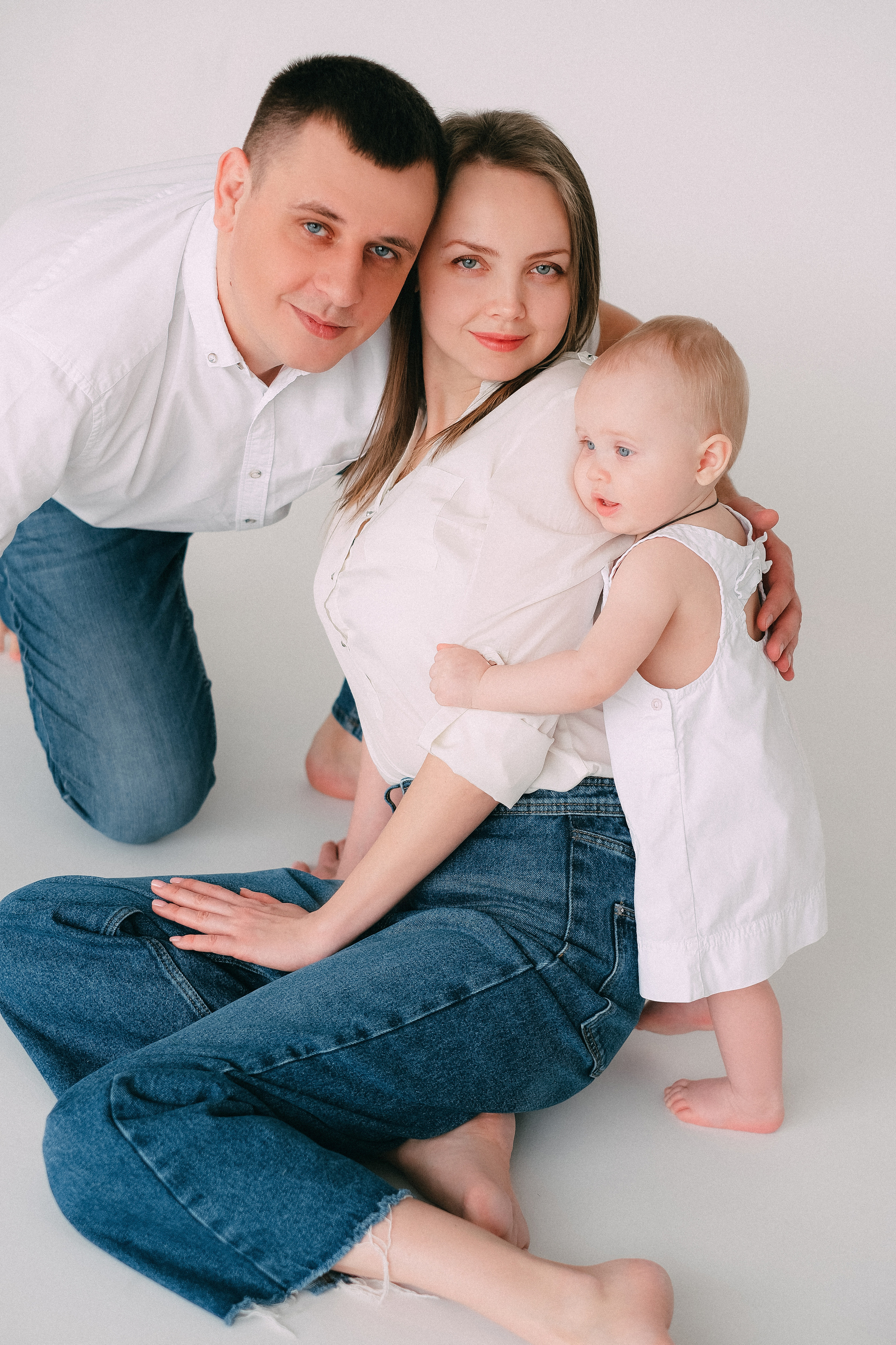 Сергей + Валентина + Валерия + София. Андрющенко Мария фотограф Волгоград