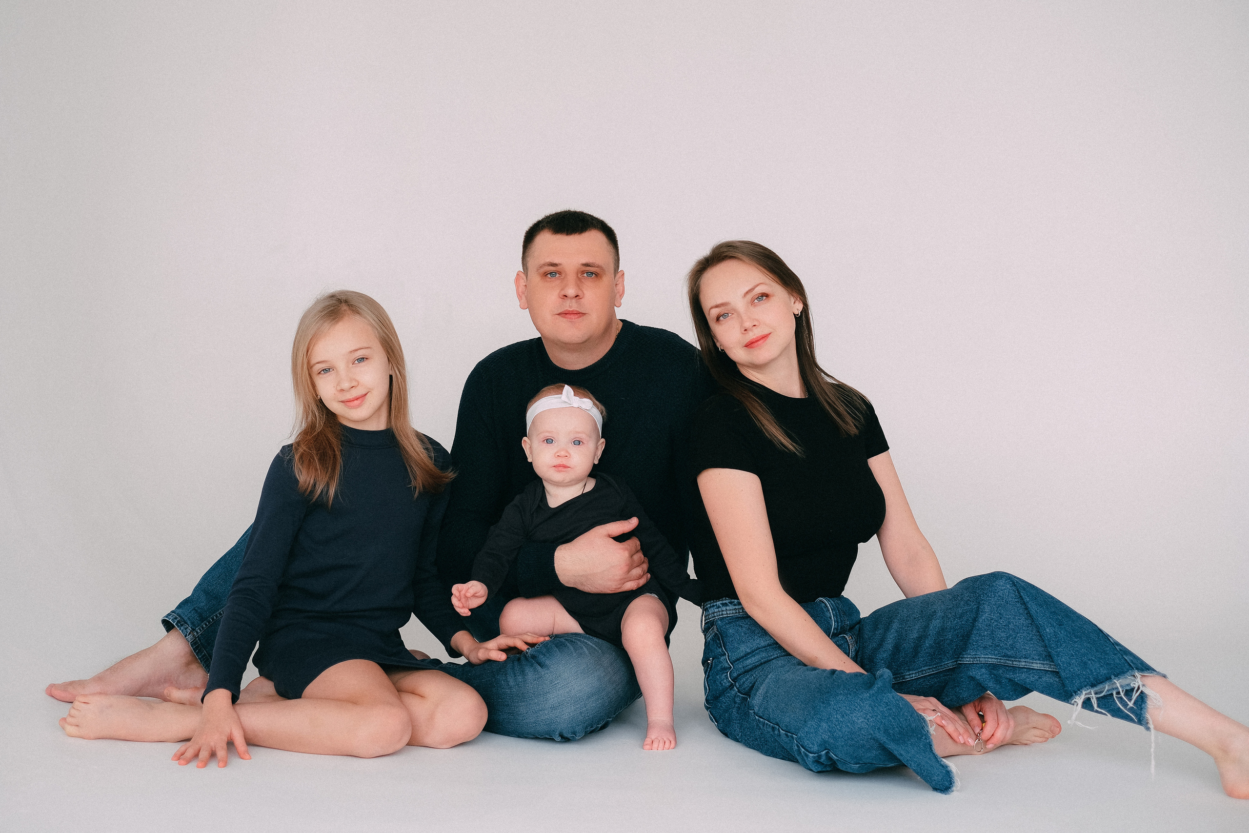 Сергей + Валентина + Валерия + София. Андрющенко Мария фотограф Волгоград