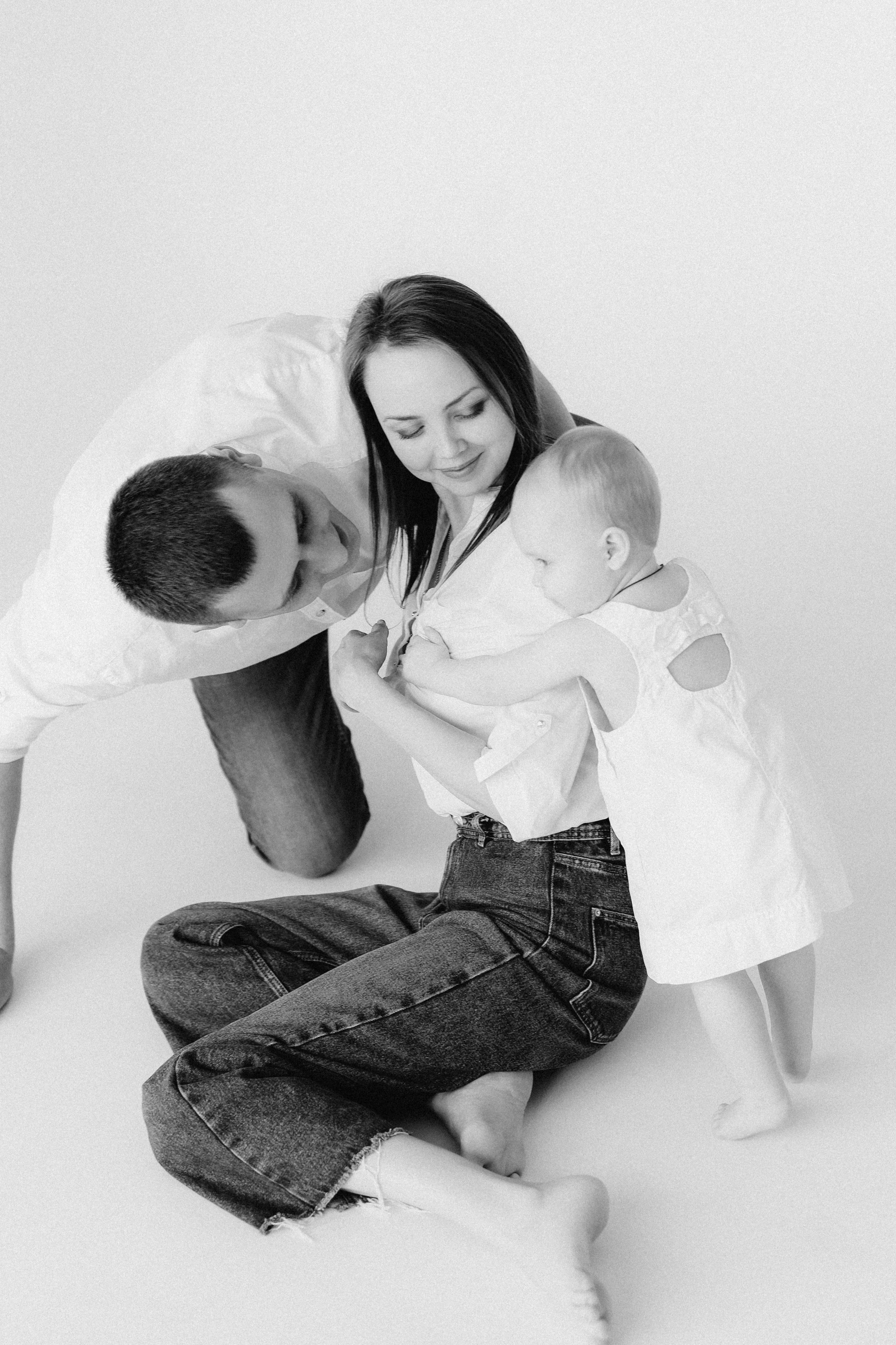 Сергей + Валентина + Валерия + София. Андрющенко Мария фотограф Волгоград