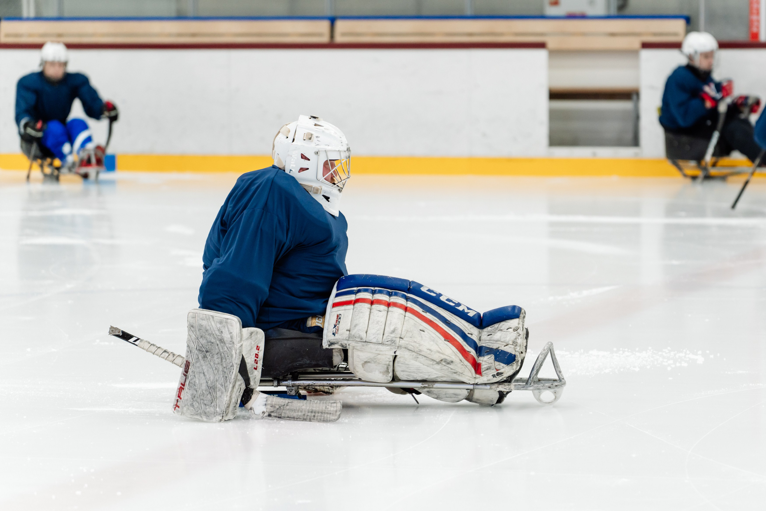 Игра в следж хоккей приуроченная 23.02.26 в арене Сталкер