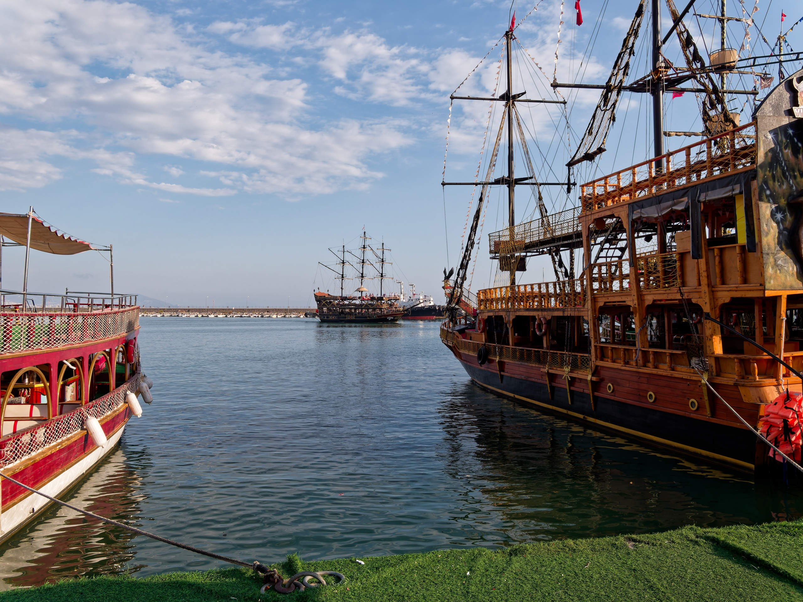 Алания 2025, порт и парк. Избранные фотографии