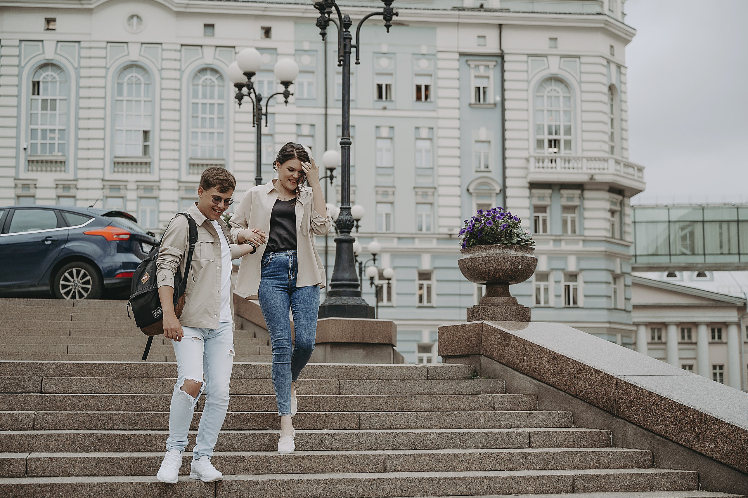 Прогулка Ивана и Кристины. Семейный и свадебный фотограф в Туле Москве