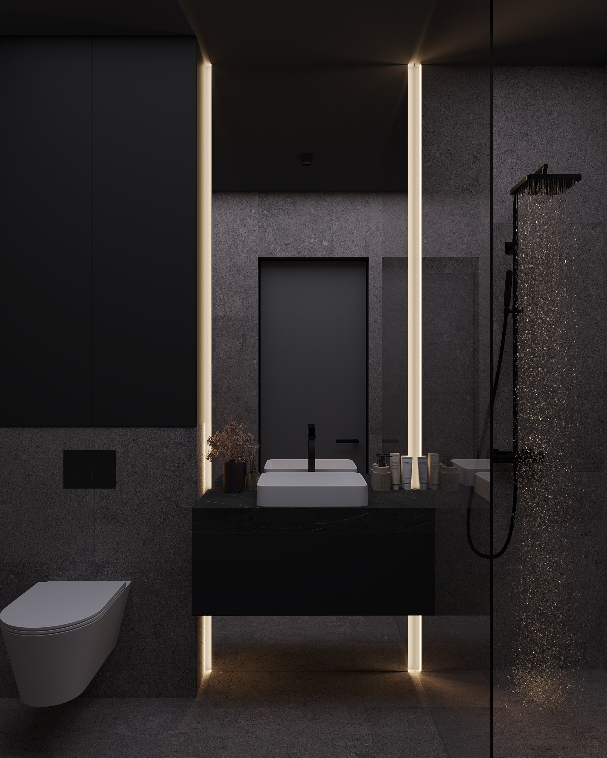 Дизайн-проект частного дома ст-ца Калужская. Дизайн интерьеров, 3D визуализации