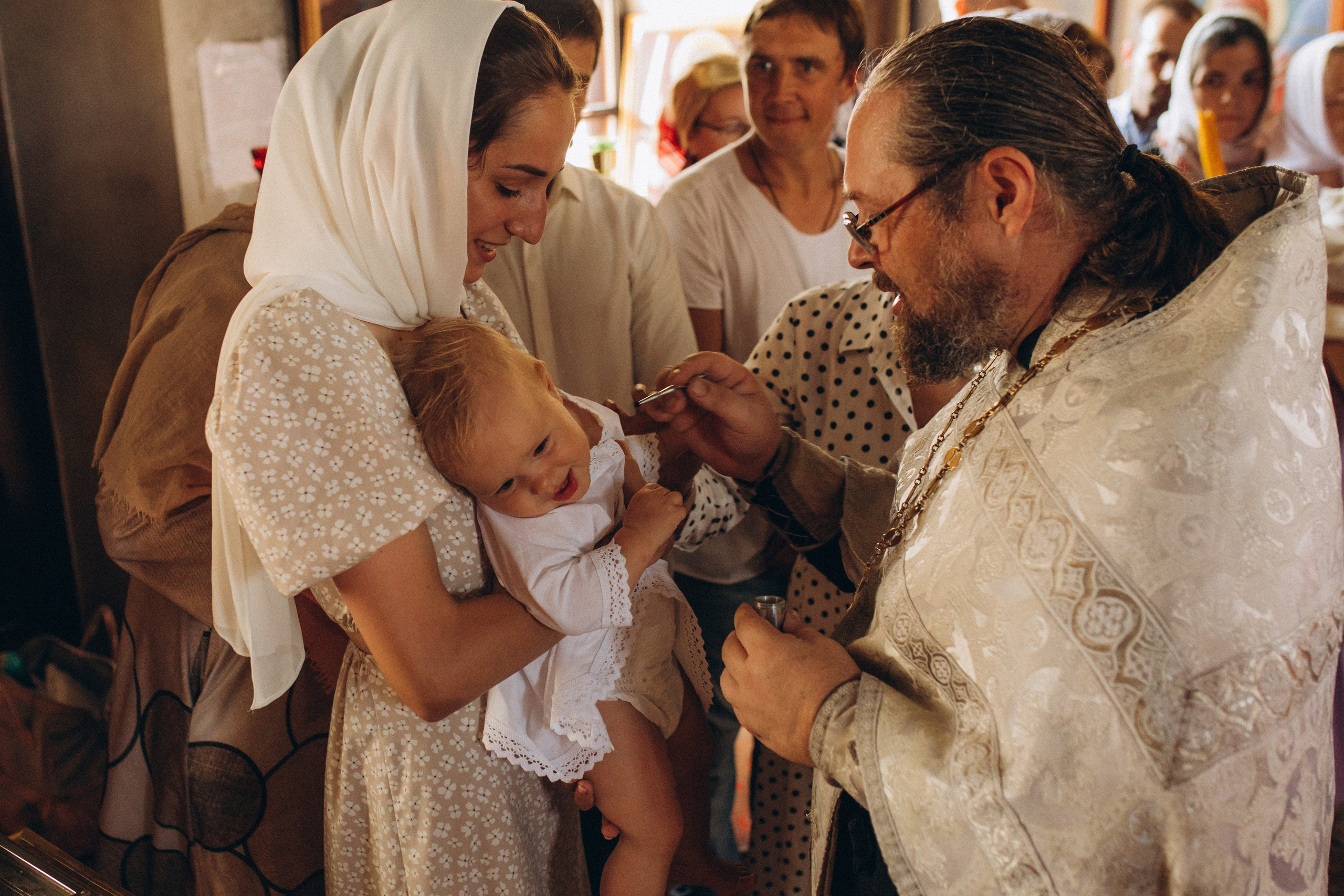 Крещение Марии. Семейный фотограф в Обнинске