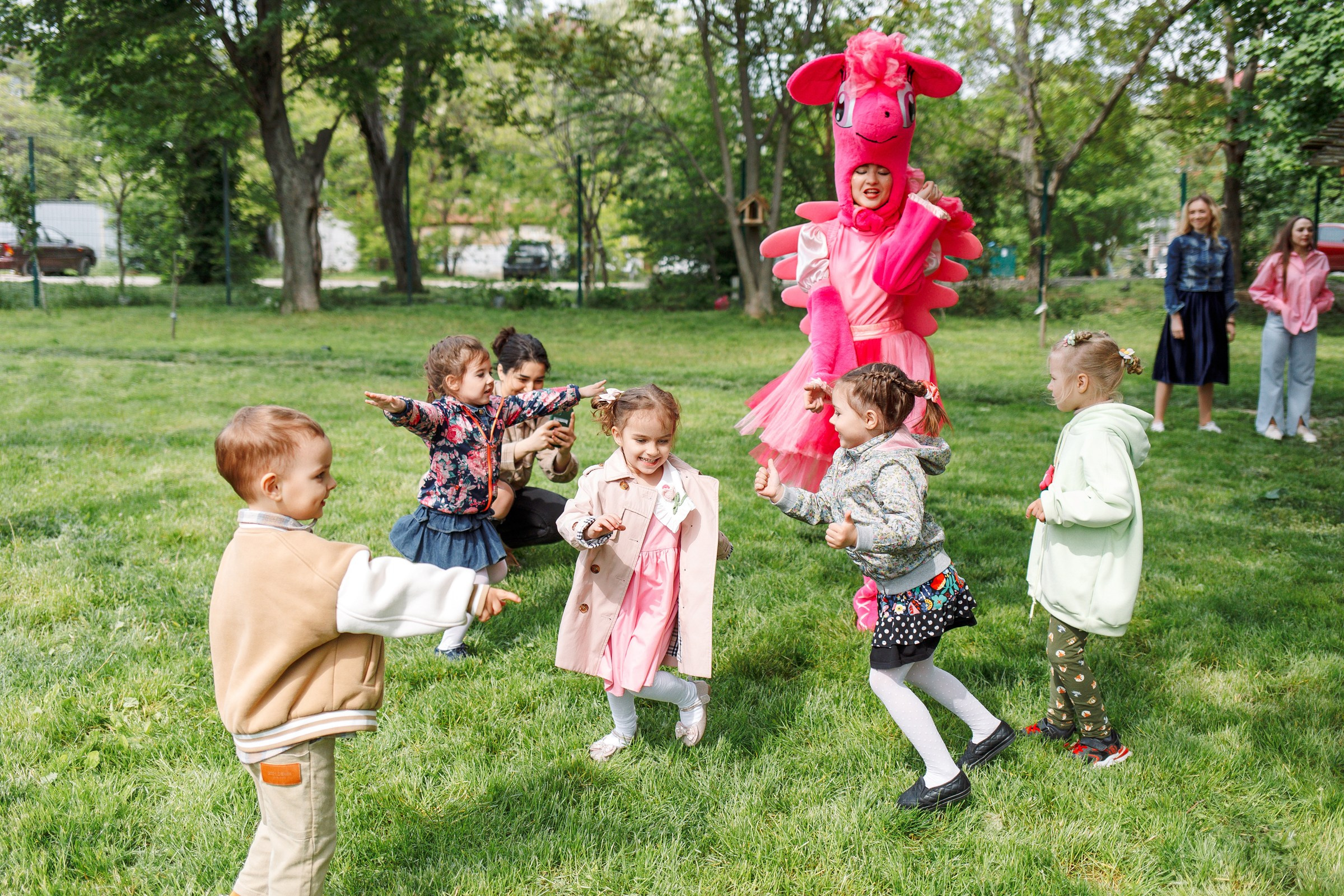 фоторепортаж с детского дня рождения на улице