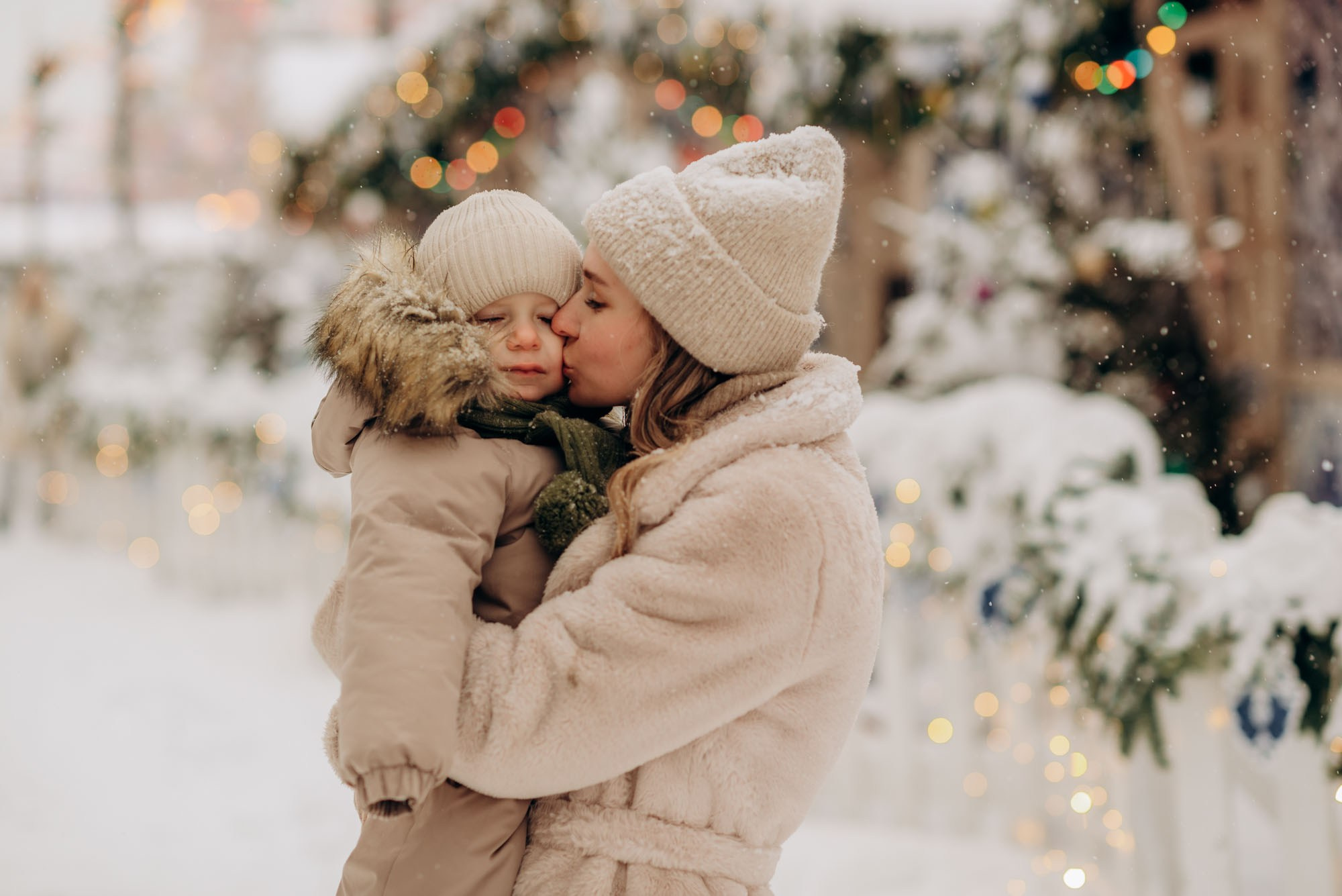 Новогодние фотосессии в центре Москвы. Семейный фотограф в Домодедово и Москве Елена Пичугина