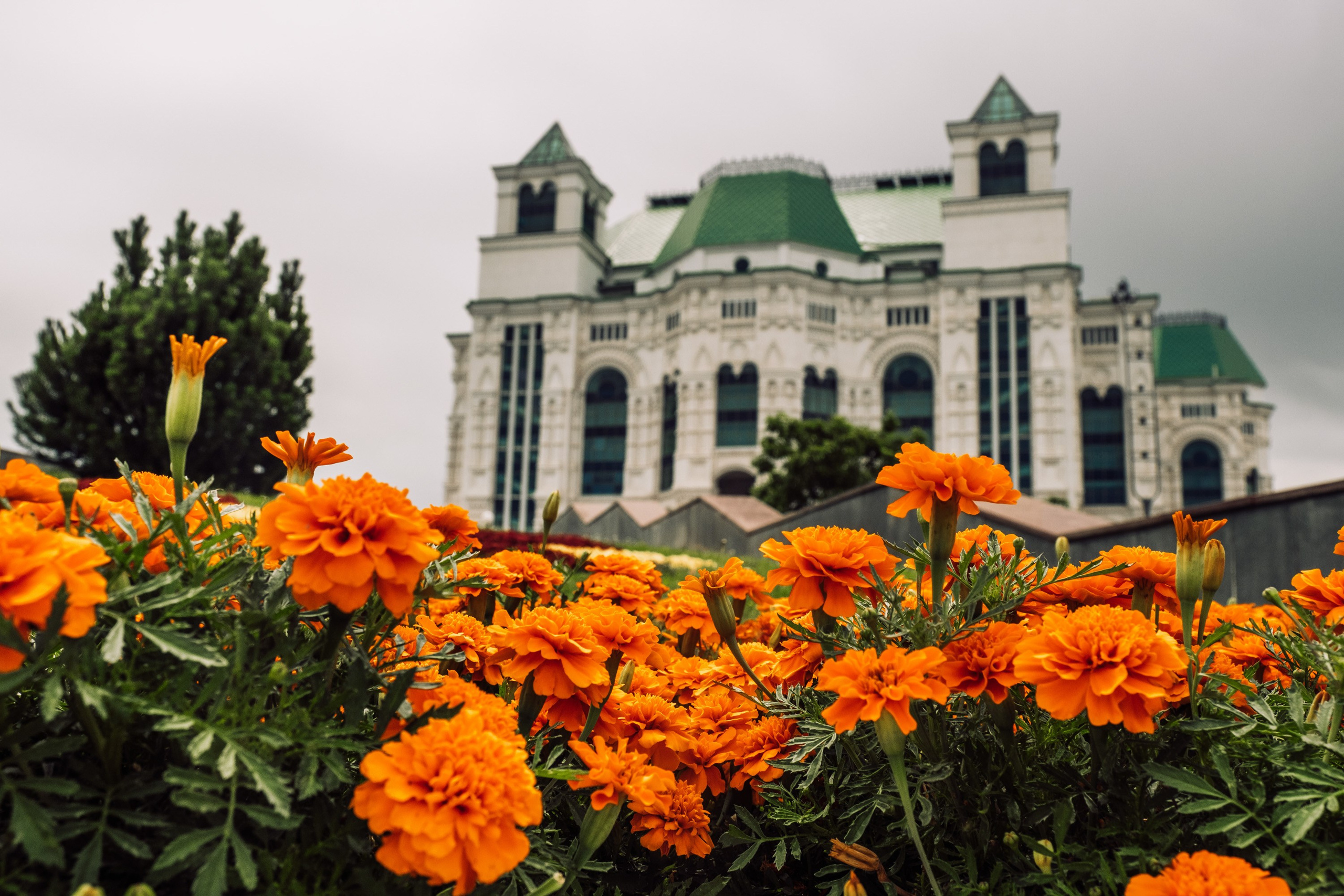 Театральный парк перед дождем. Фотограф Анатолий Деникин