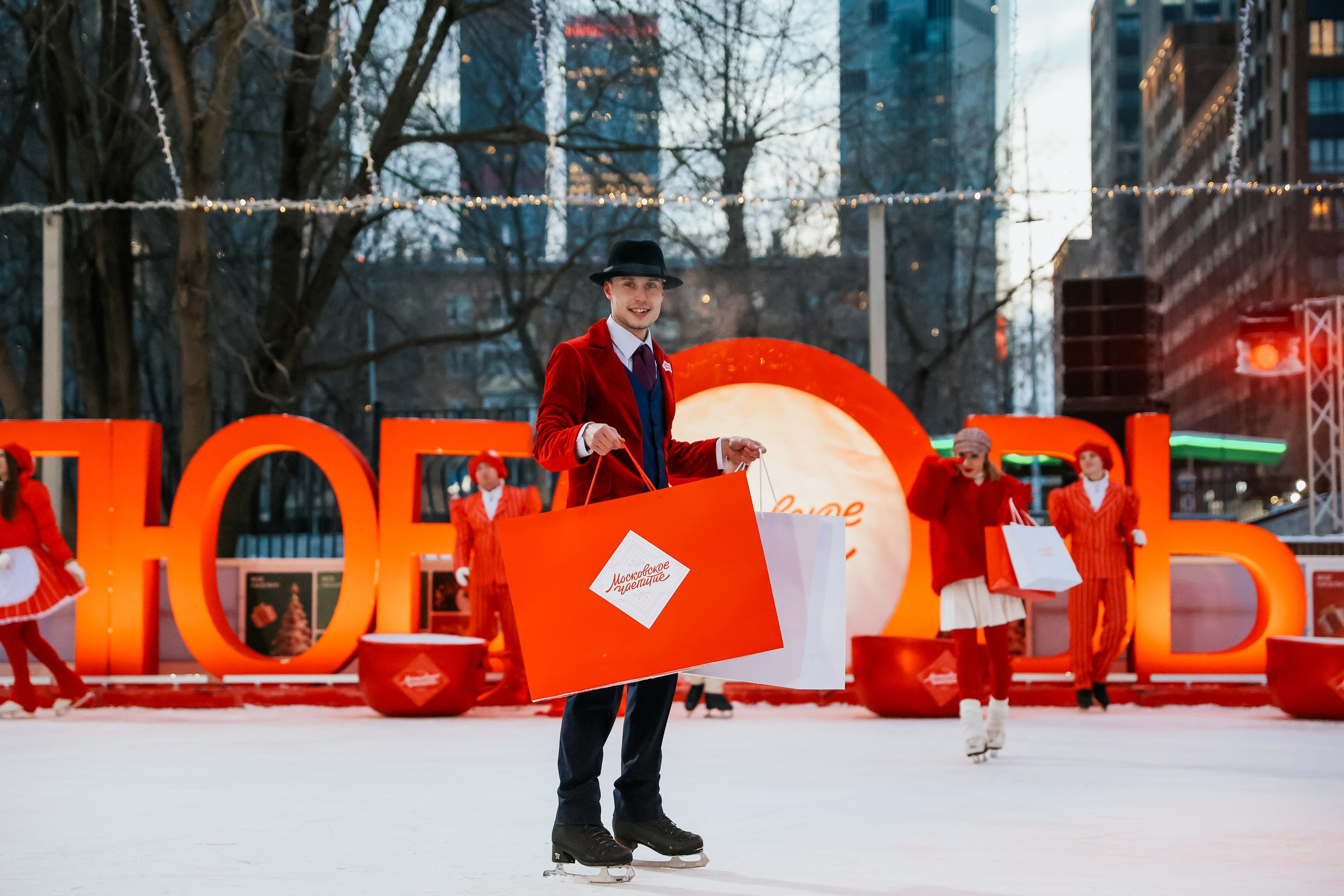 Ледовое шоу Сити каток Московское Чаепитие. Фотограф и видеограф Анна Домашенко