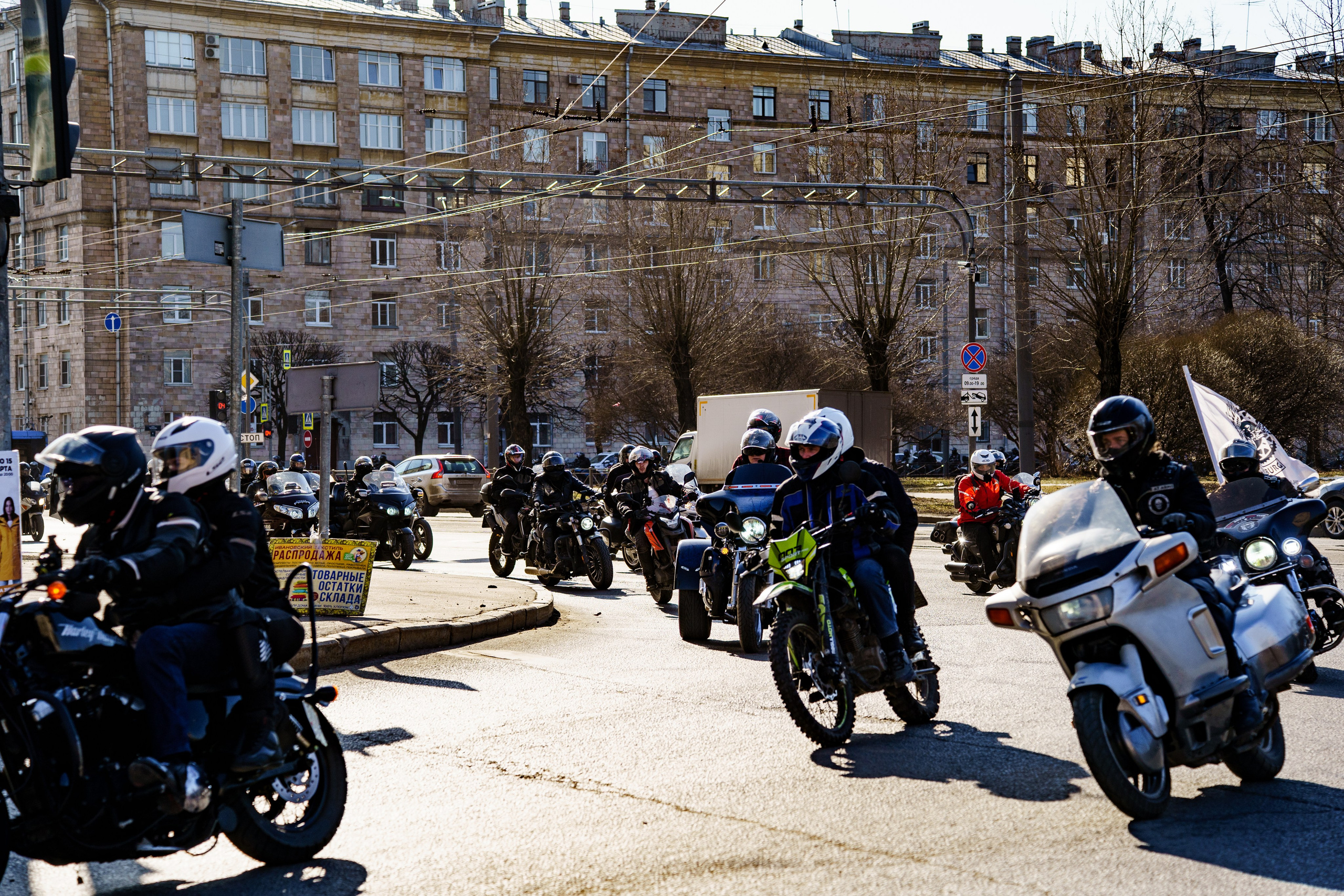 Прохват мотоклуба Norman Riders ч.1. Концертный и репортажный фотограф в Санкт-Петербурге Слава Пахомов