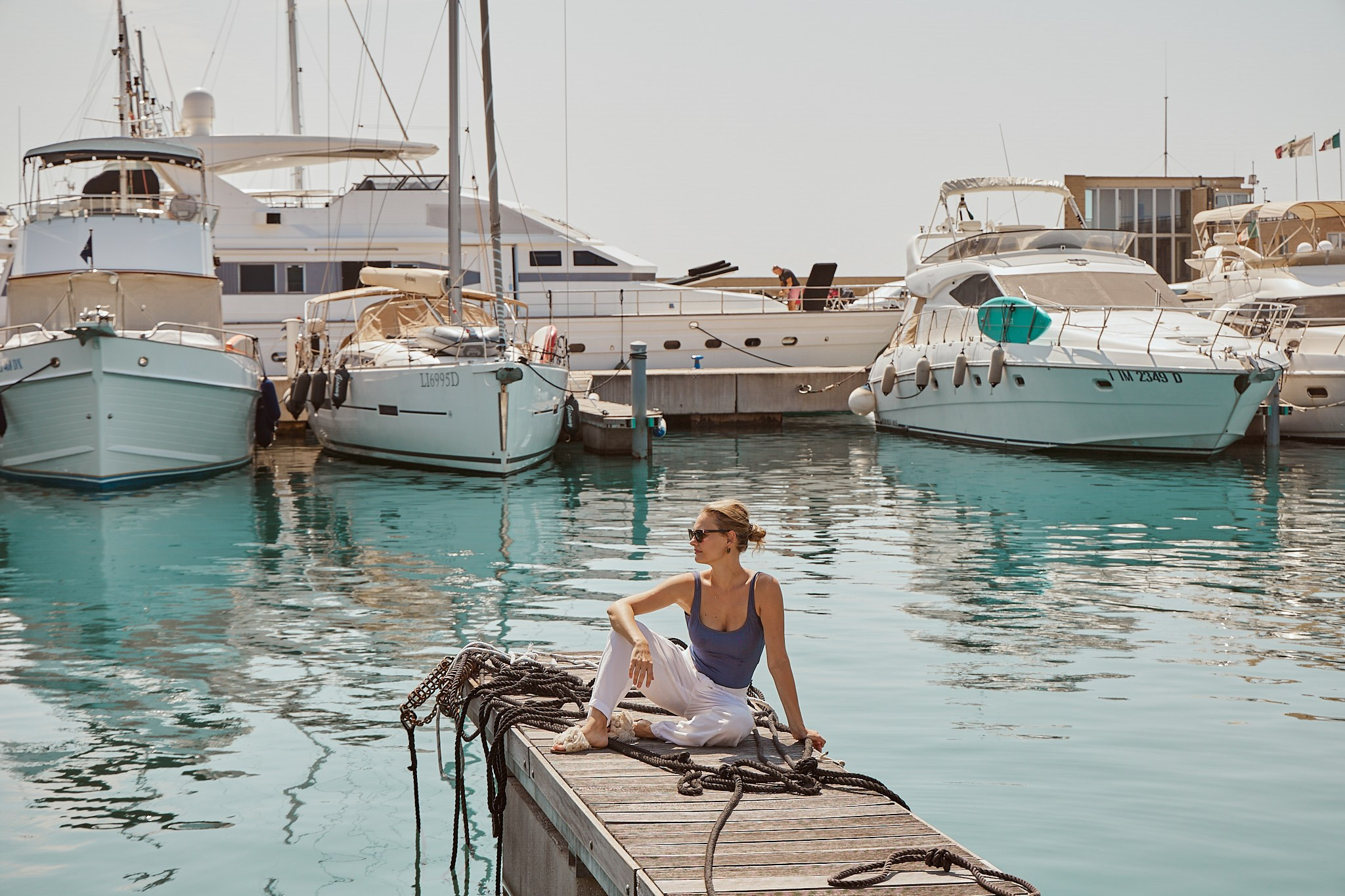 Nel porto. Fotografo di famiglie e ritrattista in Italia (Toscana)