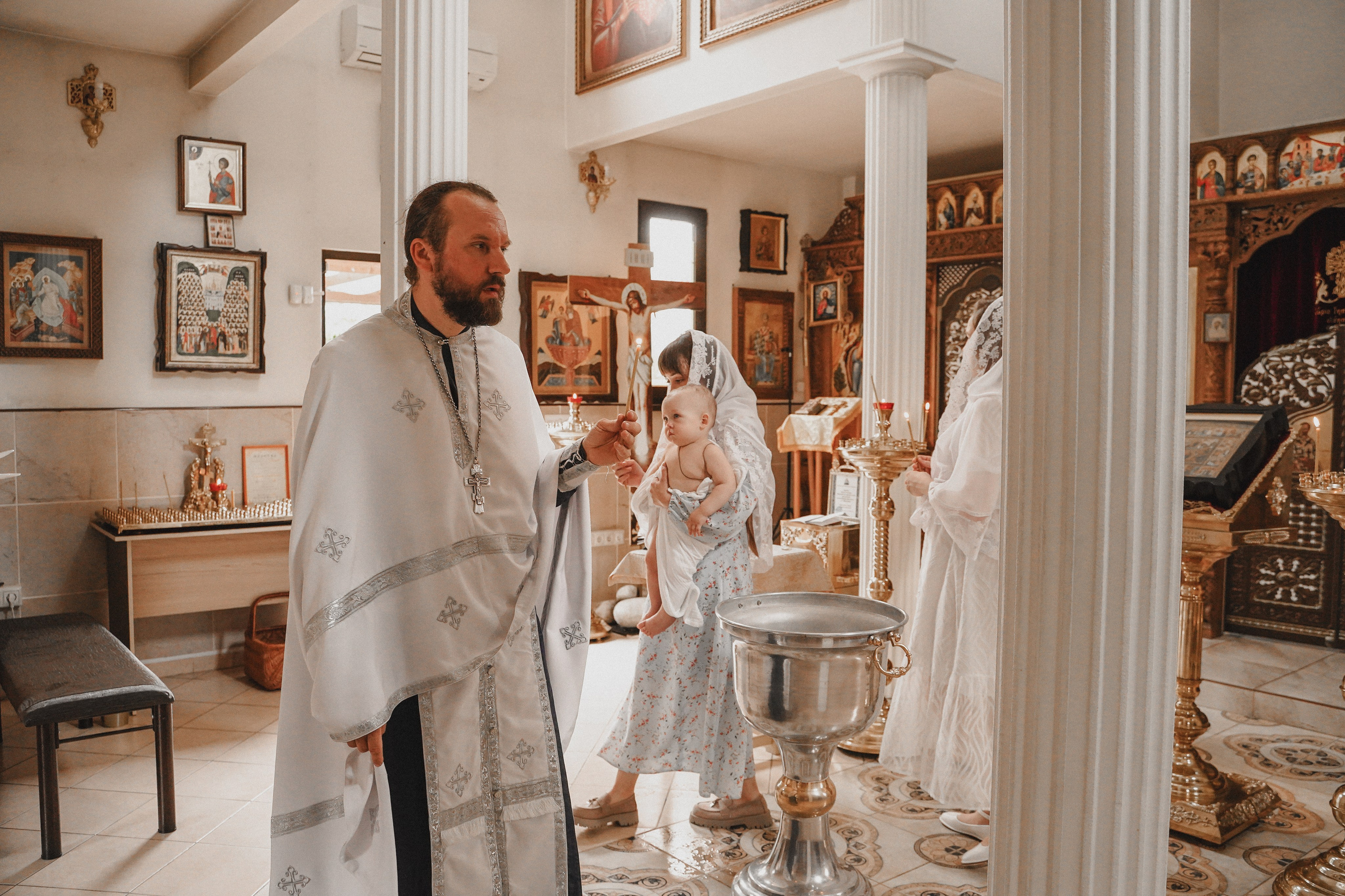 Крещение Лёвы. Семейный и женский фотограф в Краснодаре Анастасия Приймак