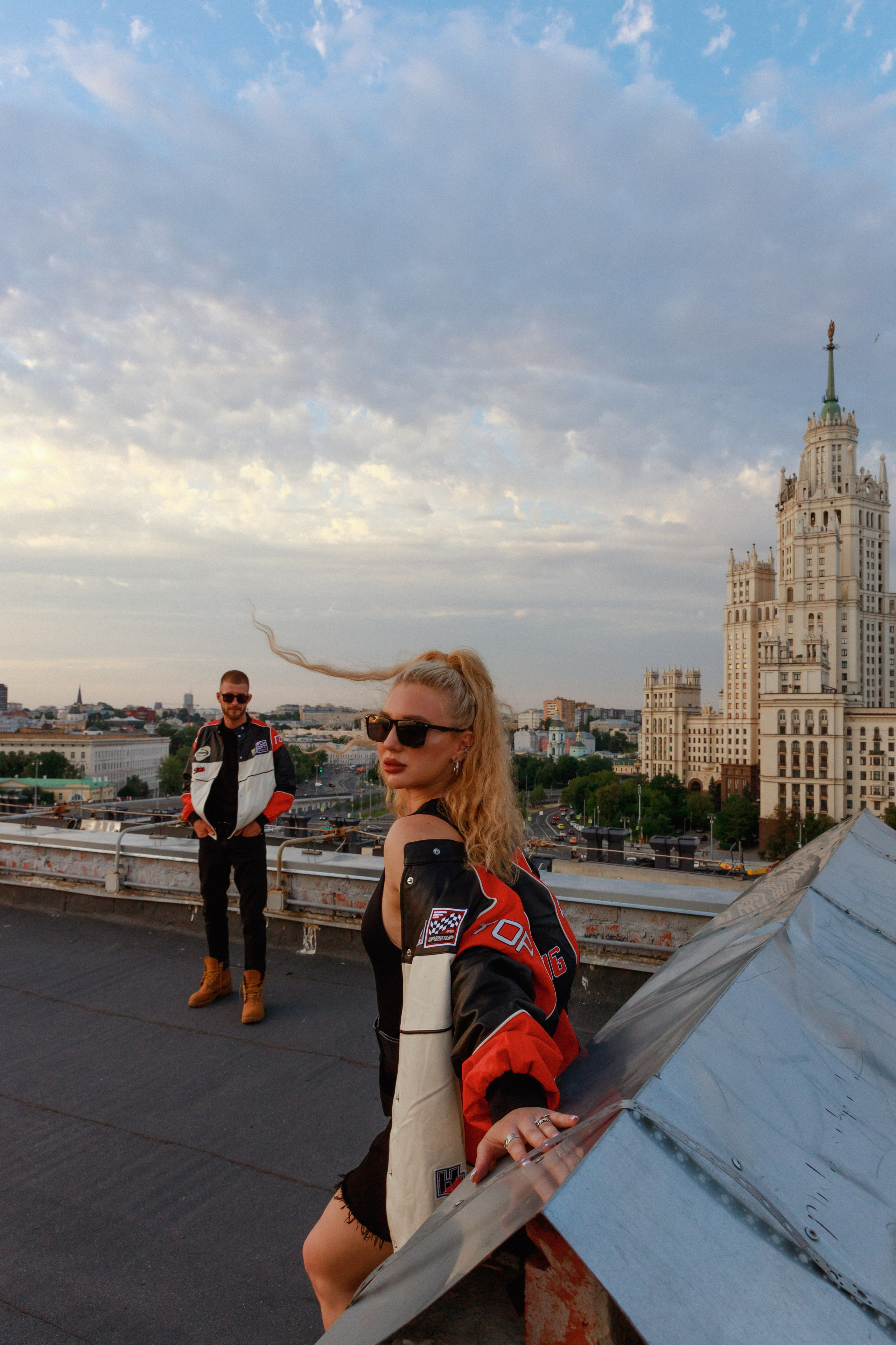 На крыше. Женский фотограф Москва, Лобня