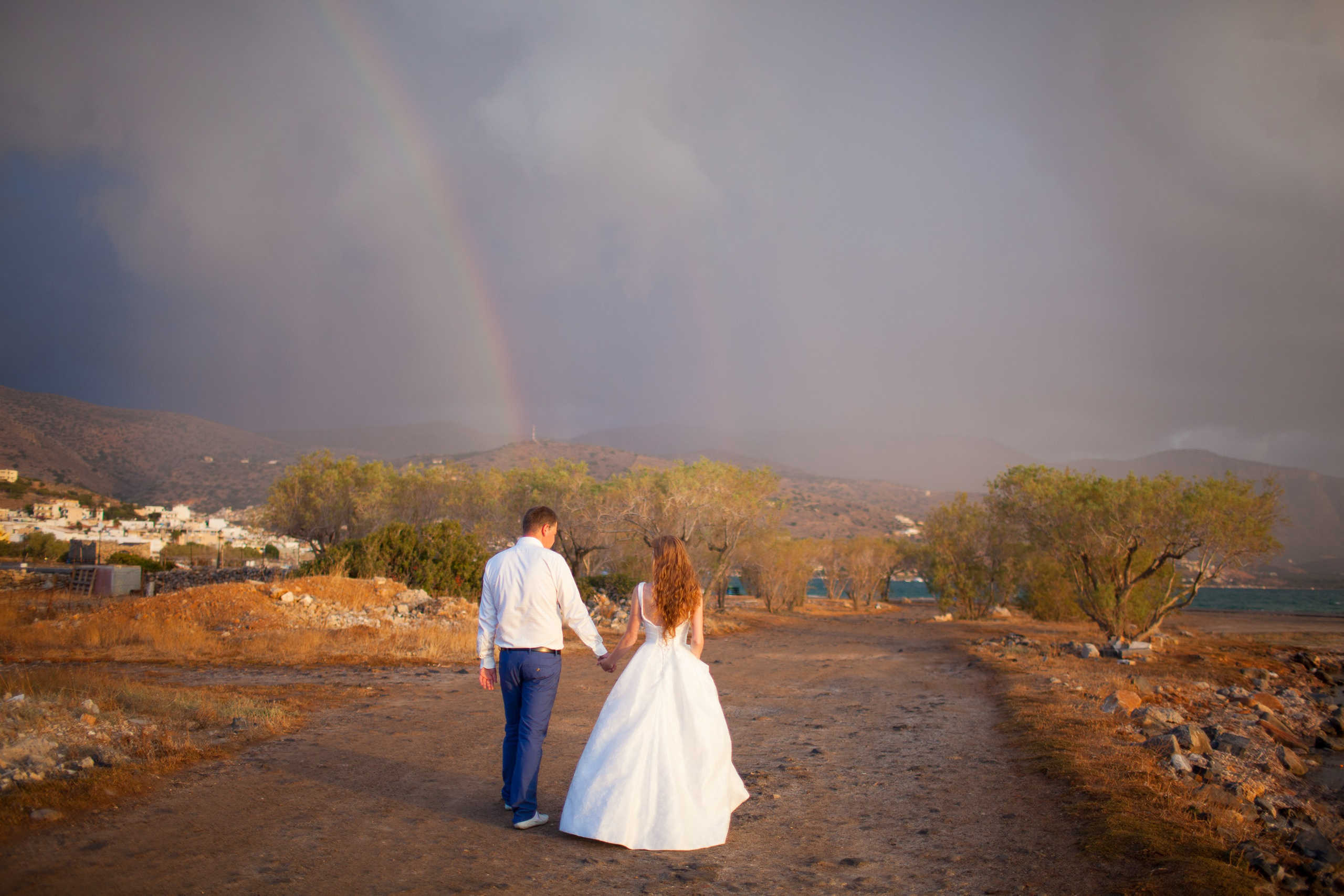 Яна и Олег в Греции. Свадебный фотограф в Москве Екатерина Огарская