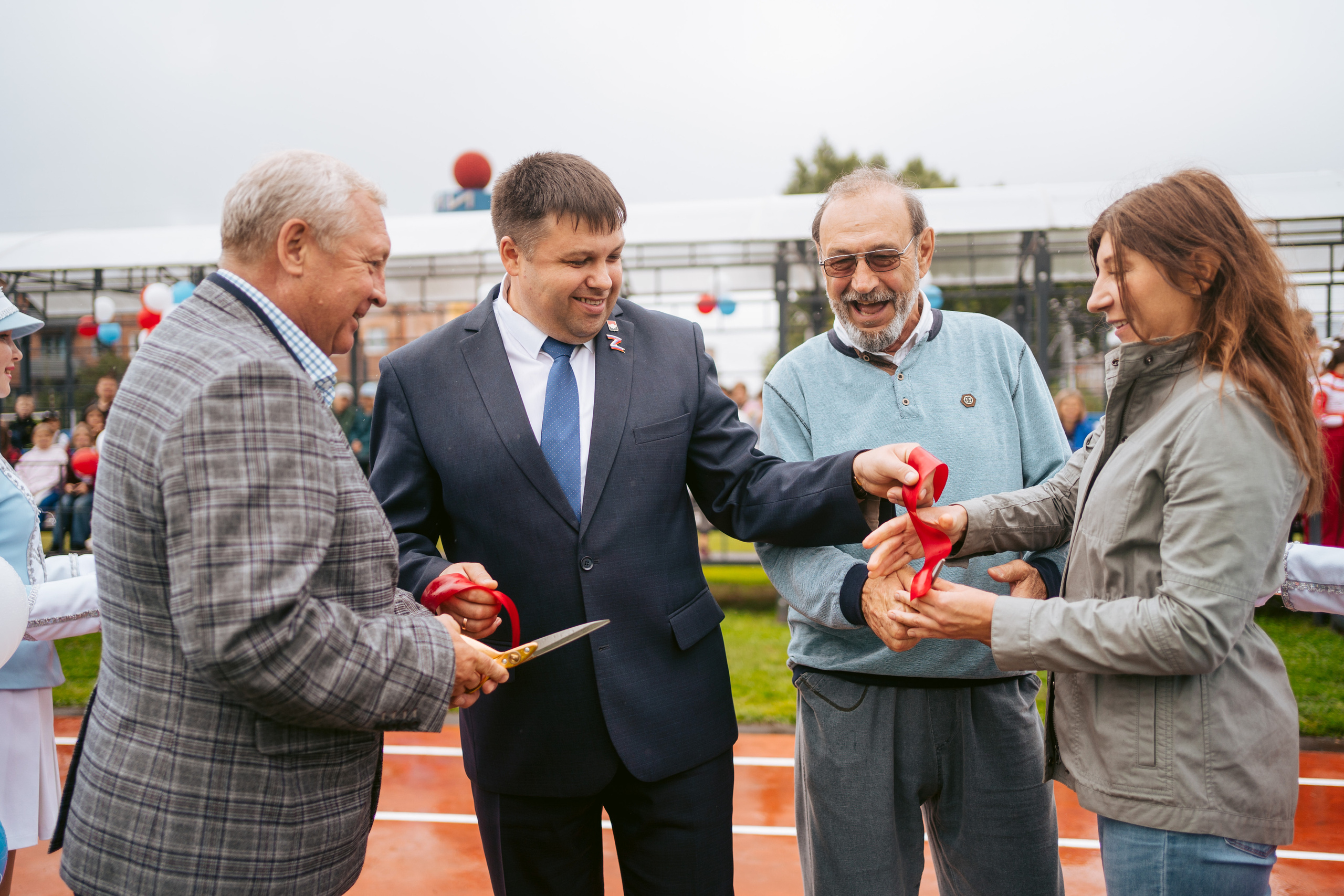 Открытие Спортивных площадок. Фотограф на любое событие в Кемерово