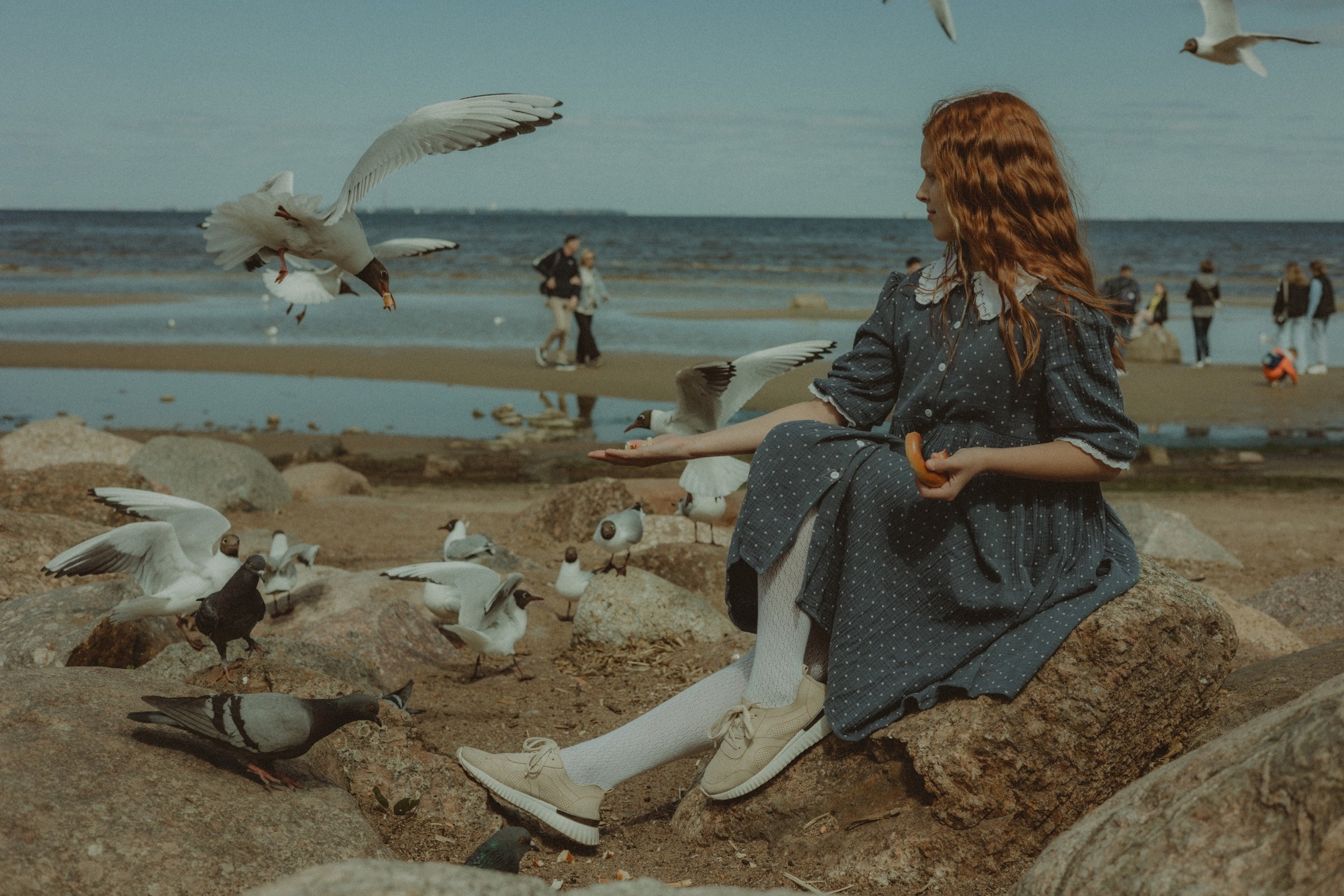 Питер. Девочка и море. Фотограф Мальнева Юлия в Липецке, в Москве. Фотостудия MARU в Липецке