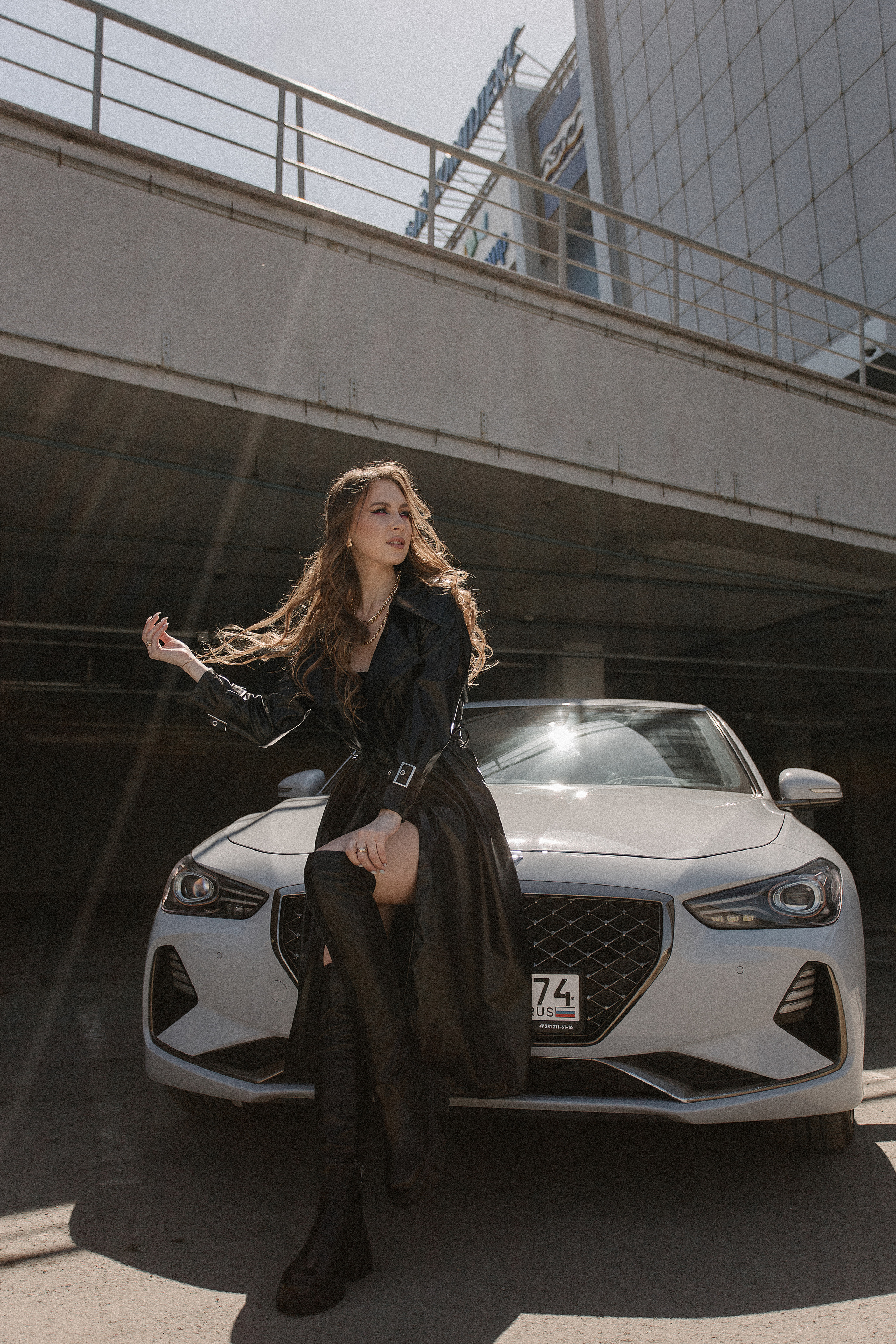 Индивидуальная фотосессия с машиной. Свадебный фотограф Челябинск Зиненко Виктория