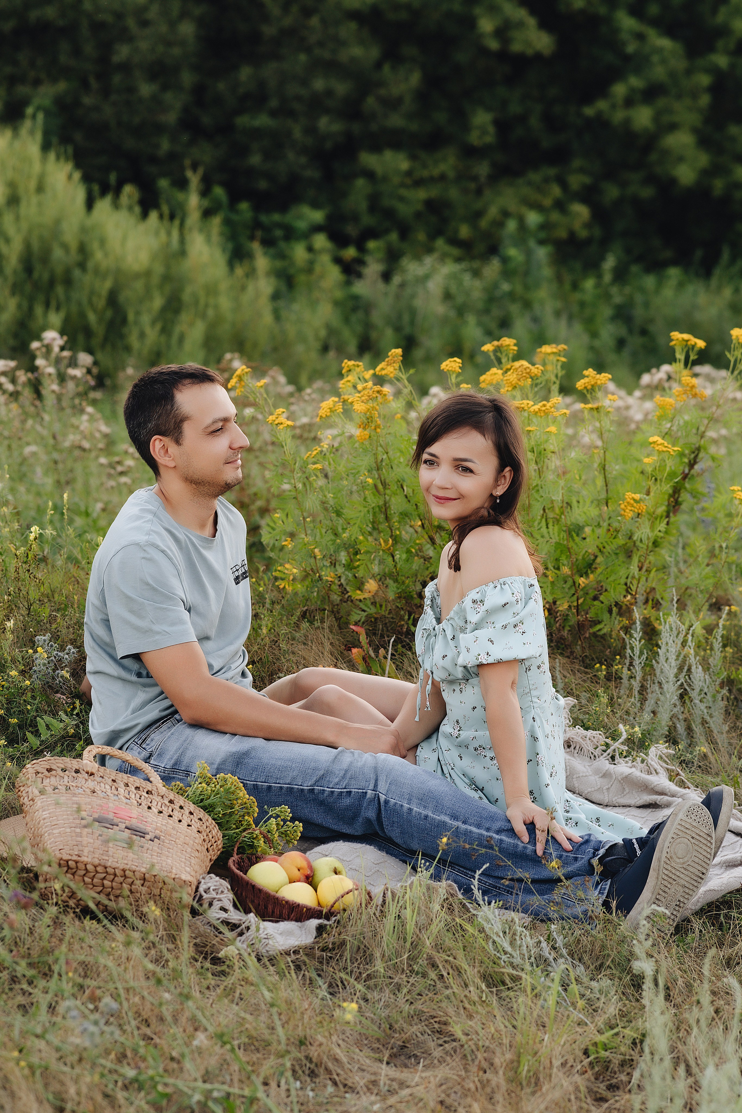 Семейная съемка на закате. Фотограф Карина Шмулёва. Воронеж и область